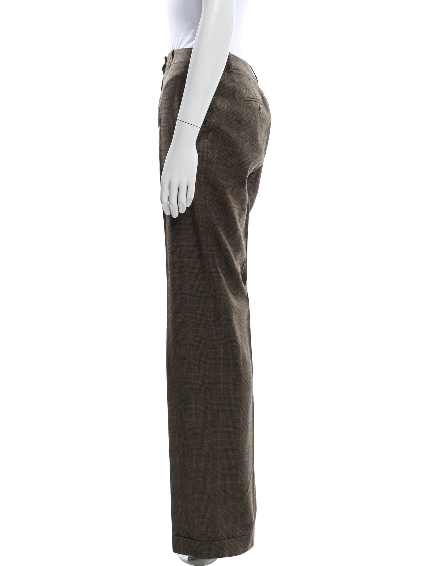 Michael Kors Collection Virgin Wool Straight Leg Pants