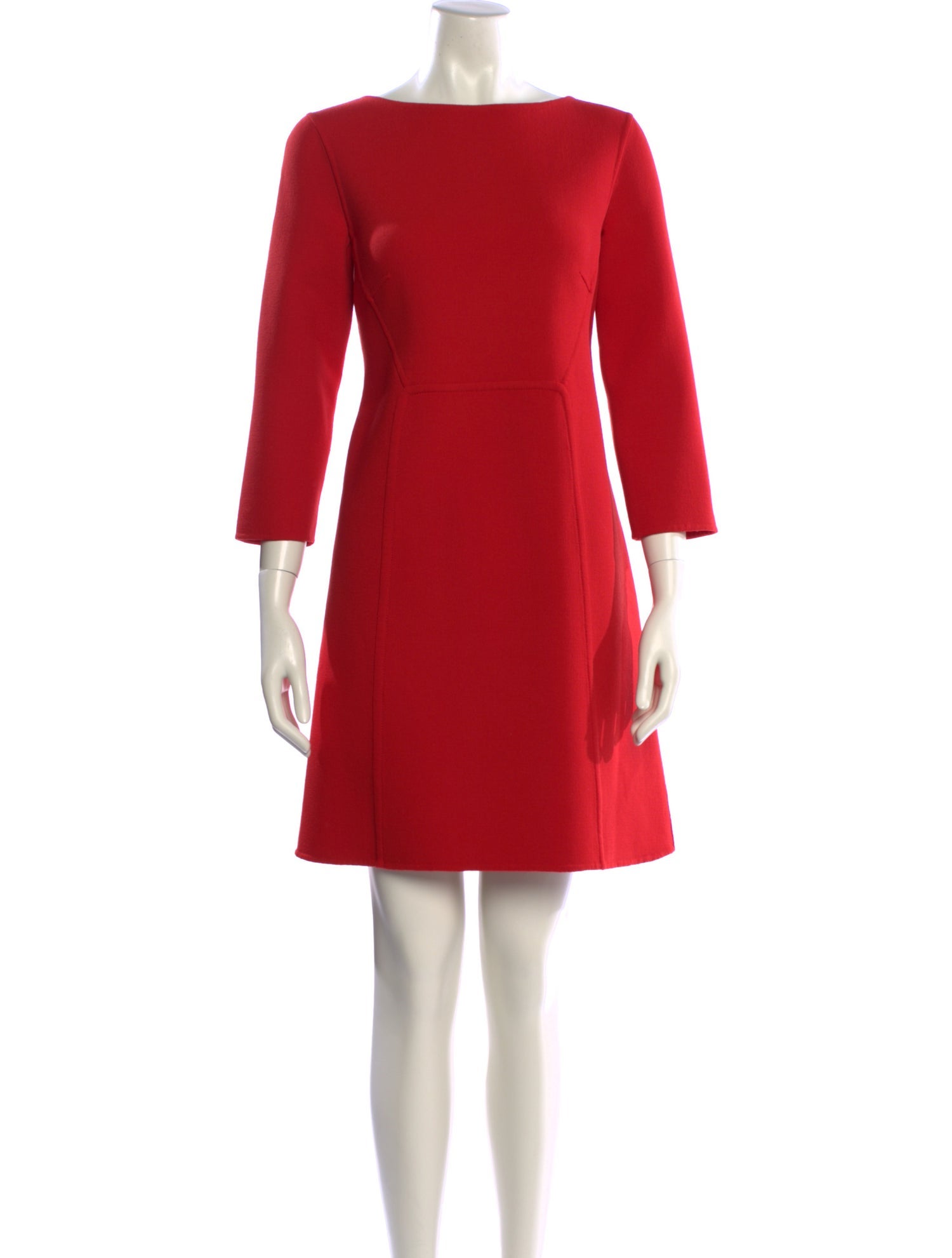 Michael Kors Collection Bateau Neckline Mini Dress