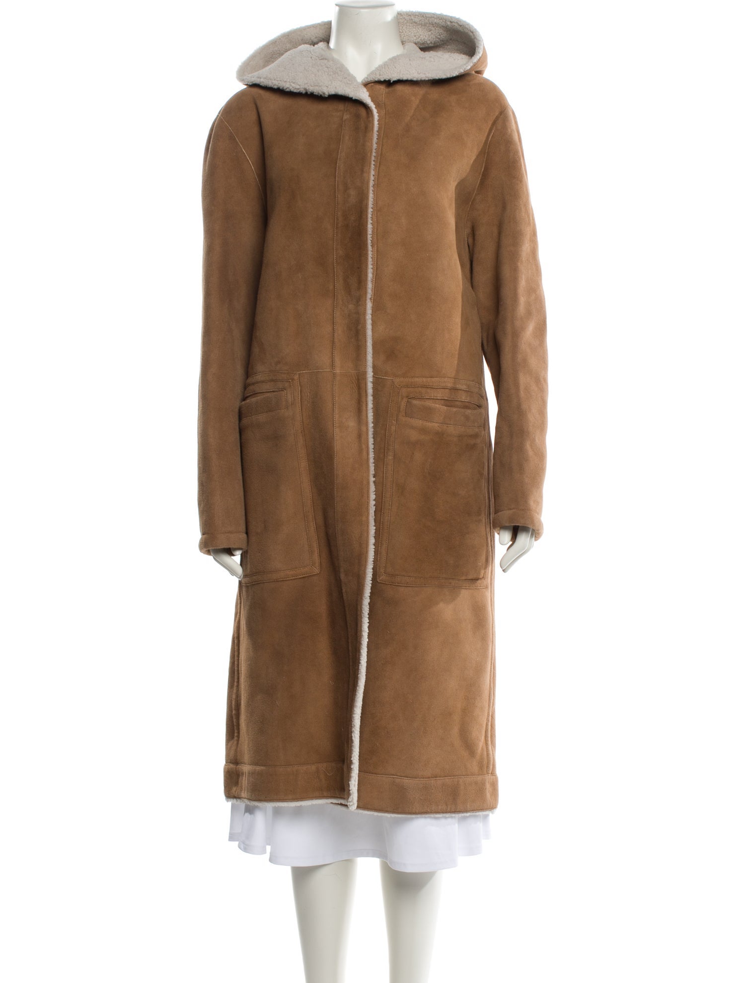Michael Kors Collection Faux Fur Coat