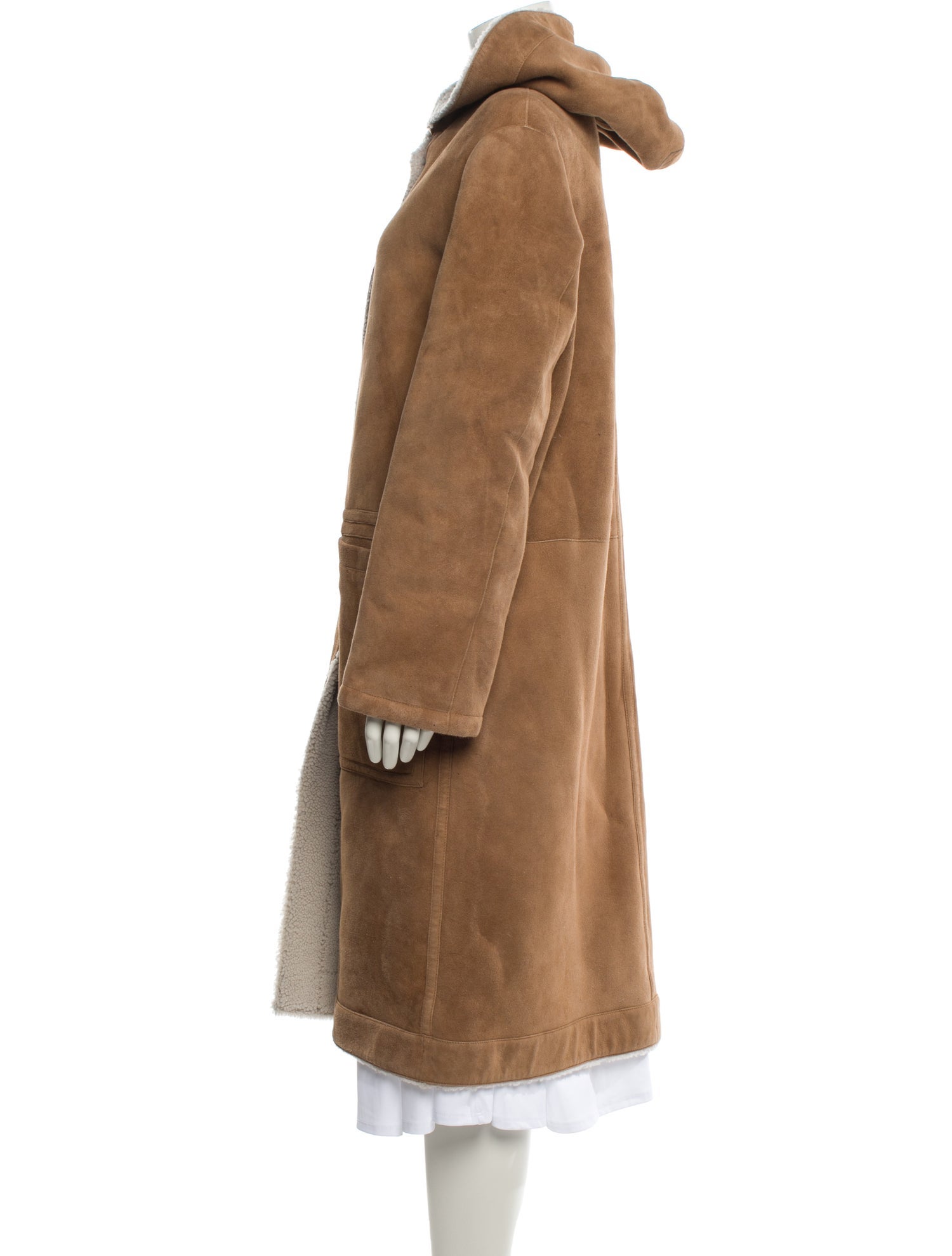 Michael Kors Collection Faux Fur Coat