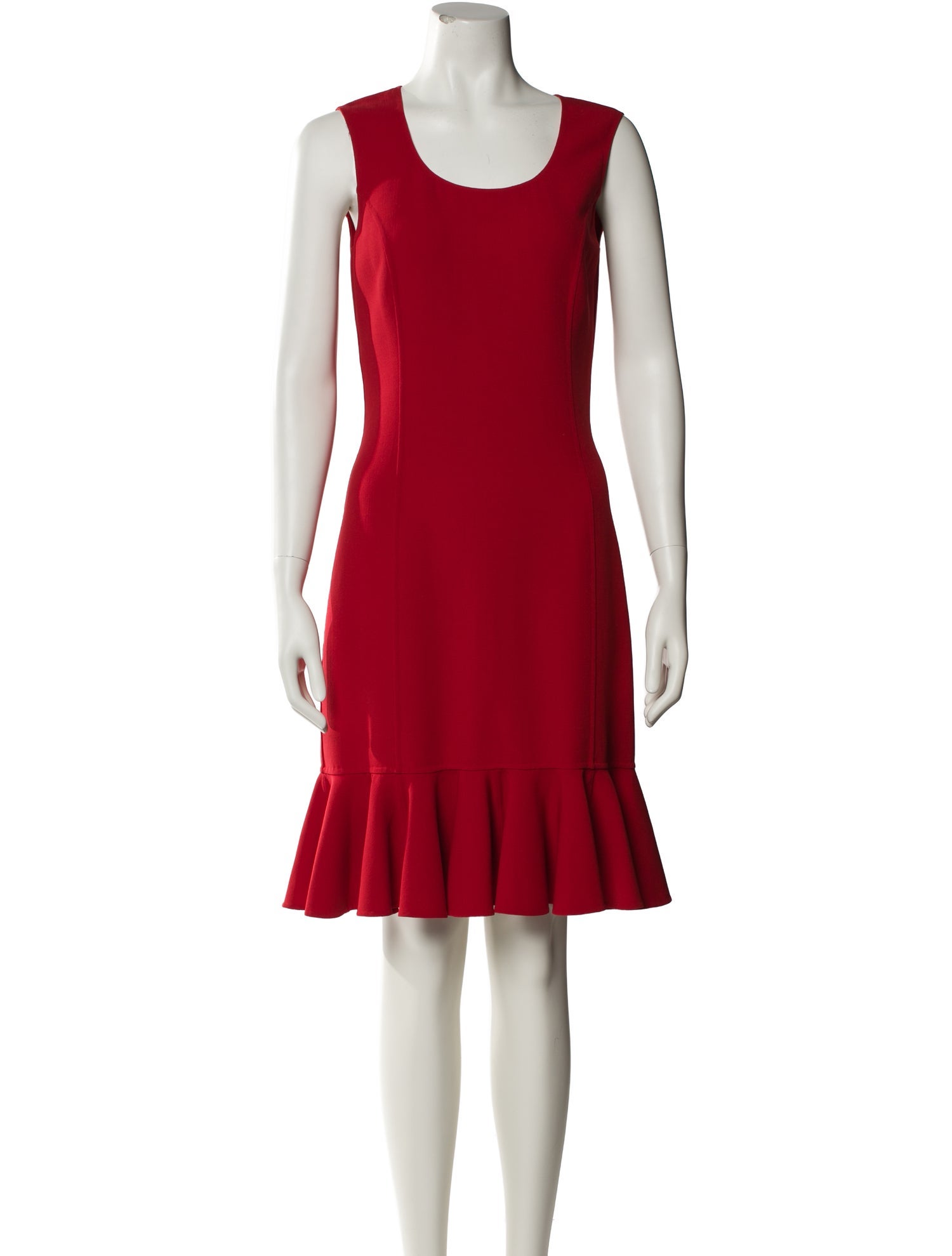 Michael Kors Collection Virgin Wool Knee-Length Dress