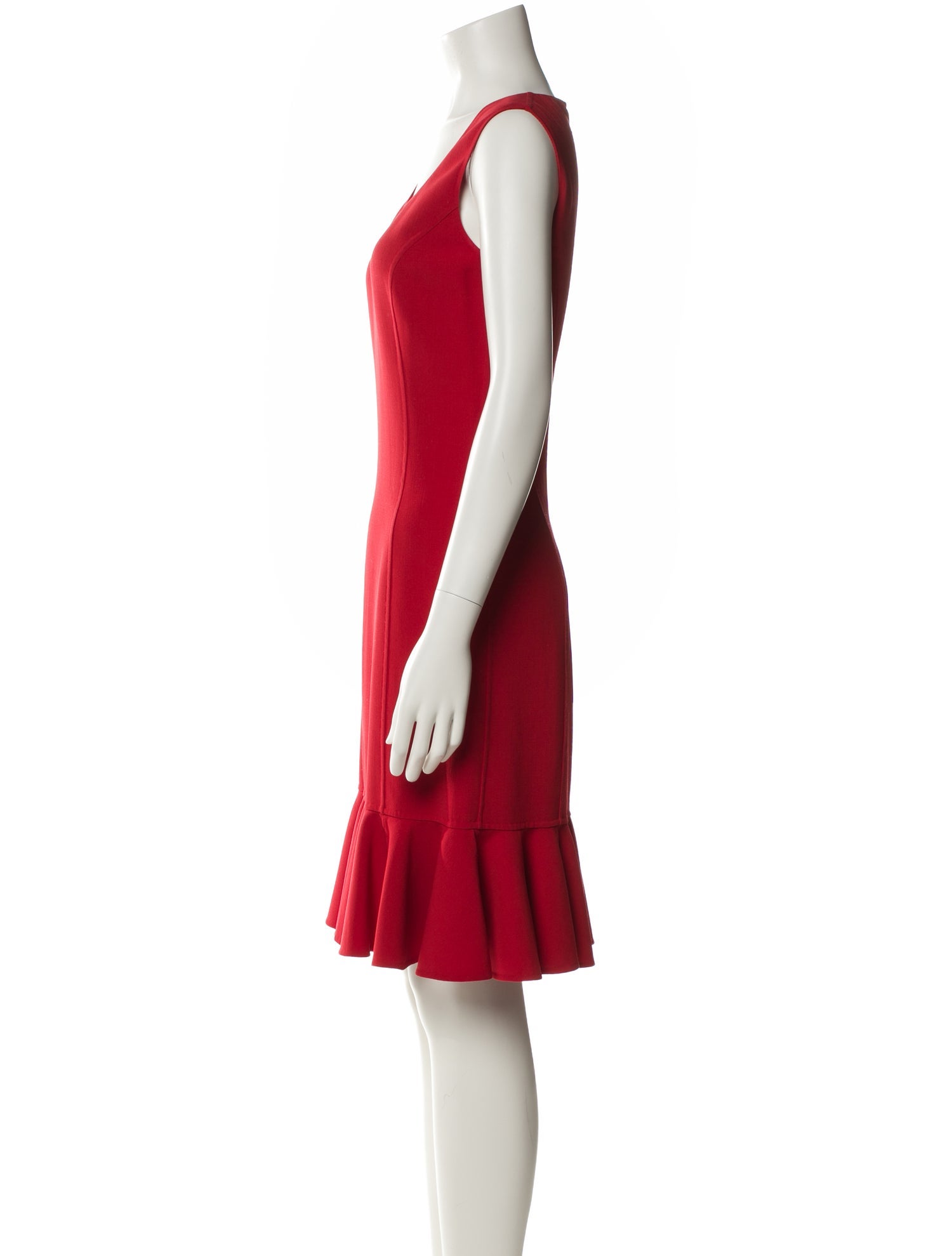 Michael Kors Collection Virgin Wool Knee-Length Dress