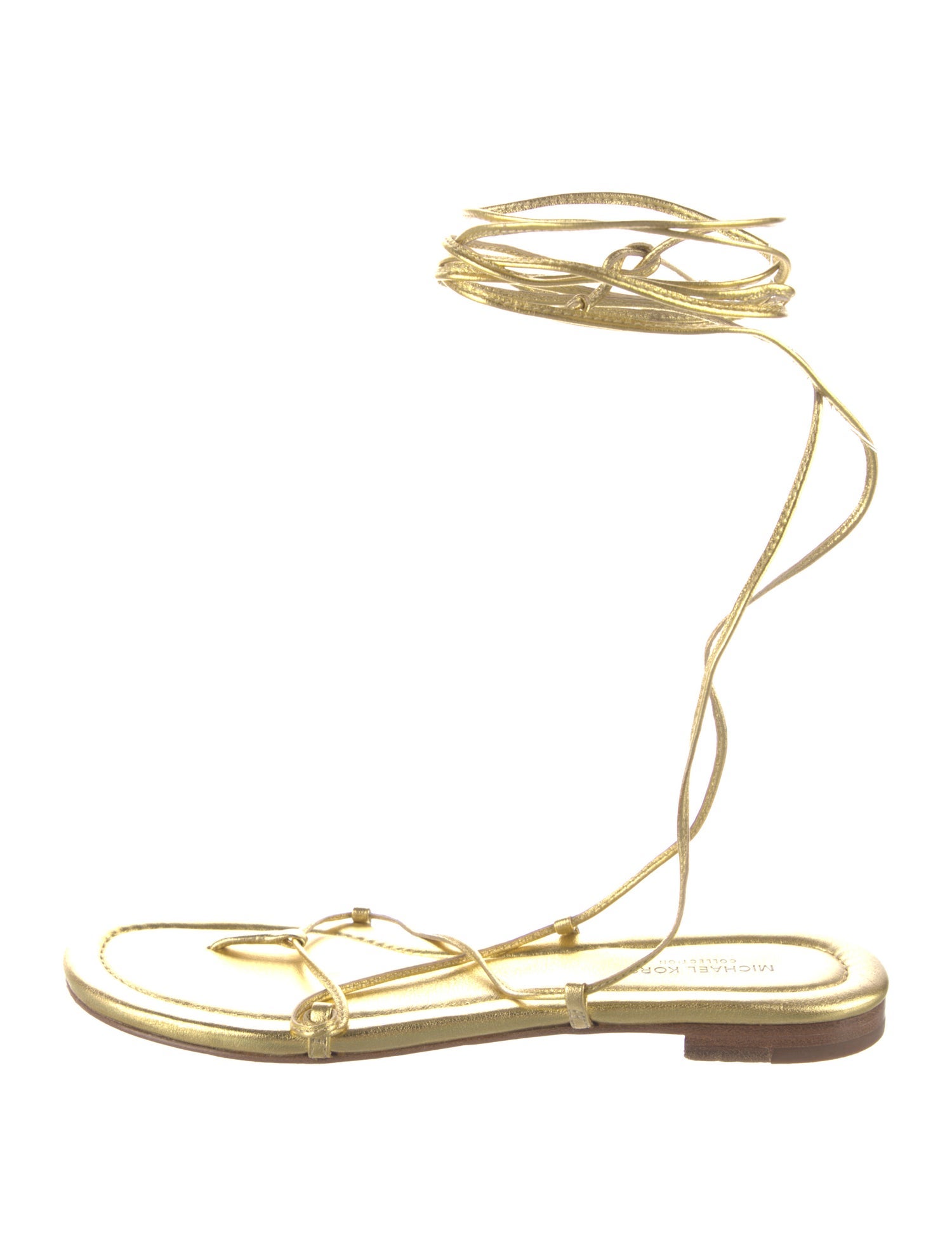 Michael Kors Collection Leather Gladiator Sandals
