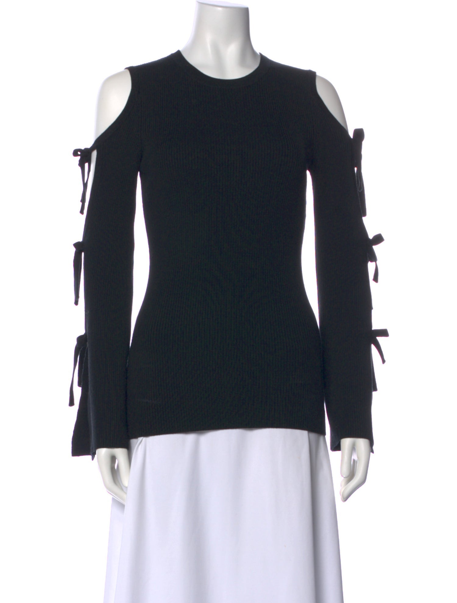 Michael Kors Collection Merino Wool Crew Neck Sweatshirt