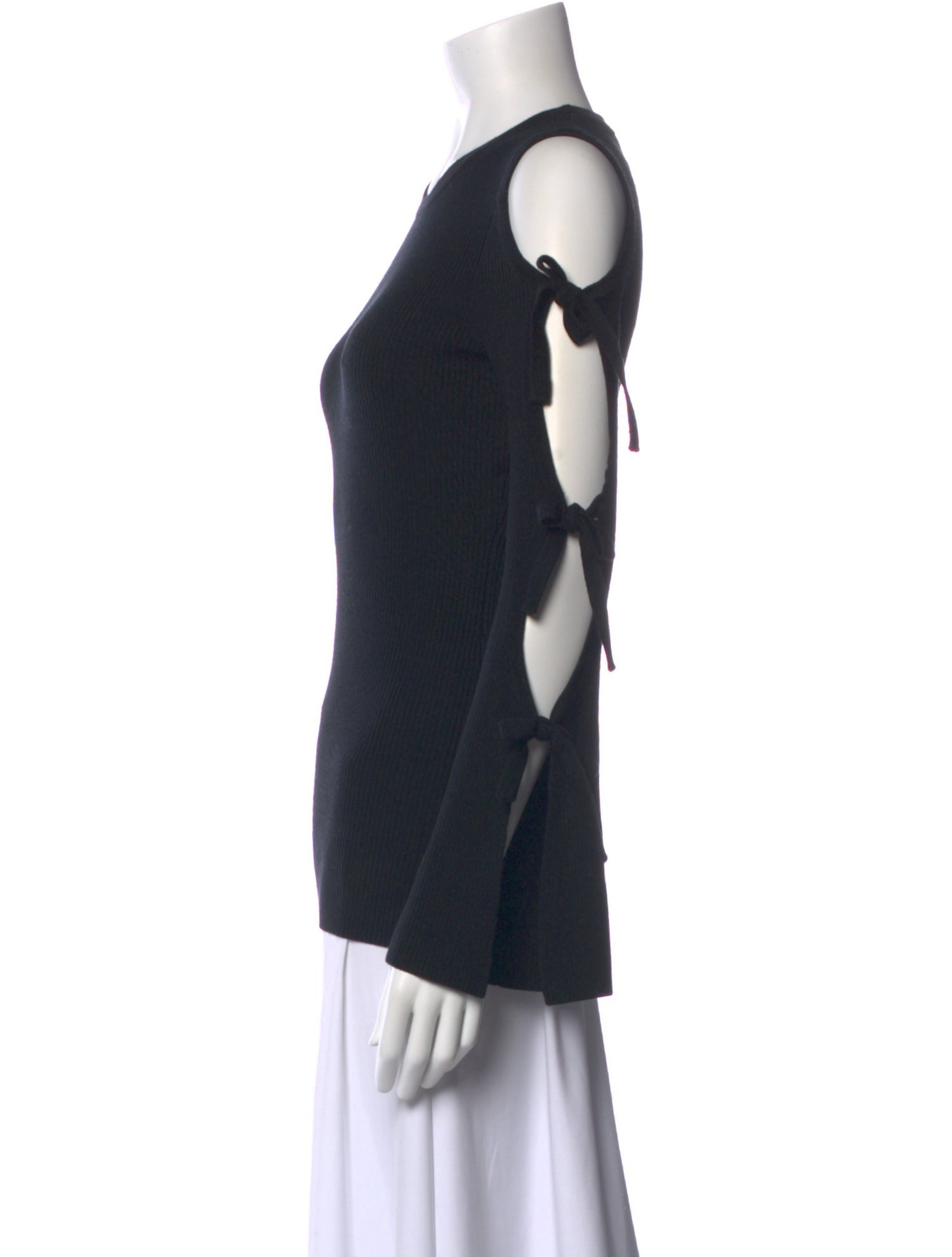 Michael Kors Collection Merino Wool Crew Neck Sweatshirt