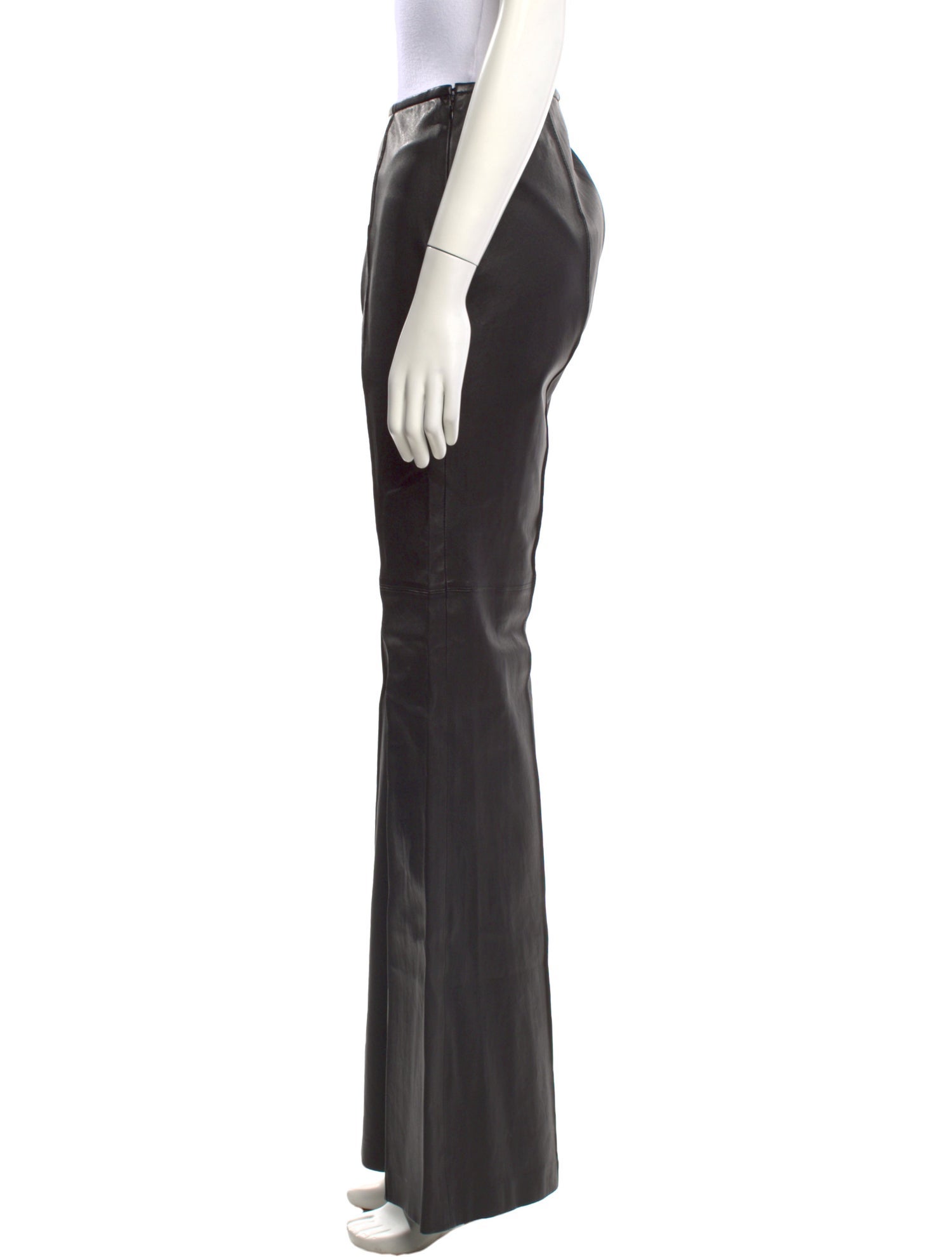 Michael Kors Collection Lamb Leather Wide Leg Pants w/ Tags