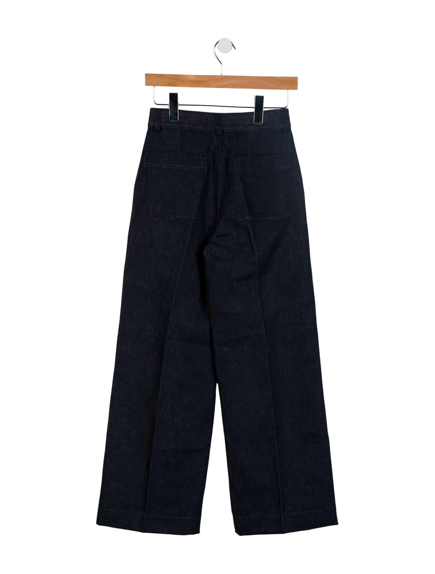 Michael Kors Collection High-Rise Wide Leg Jeans