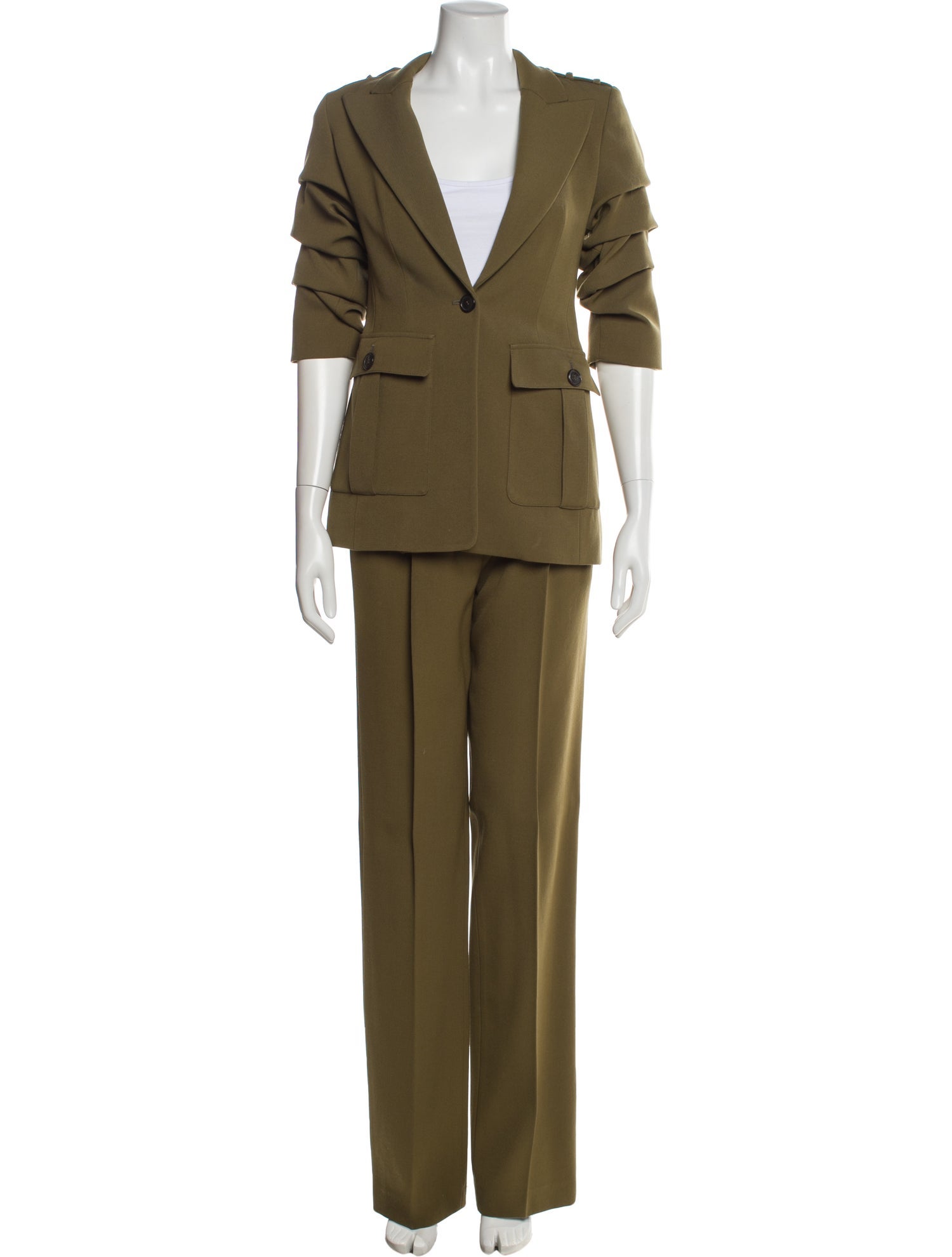 Michael Kors Collection Virgin Wool Pantsuit w/ Tags