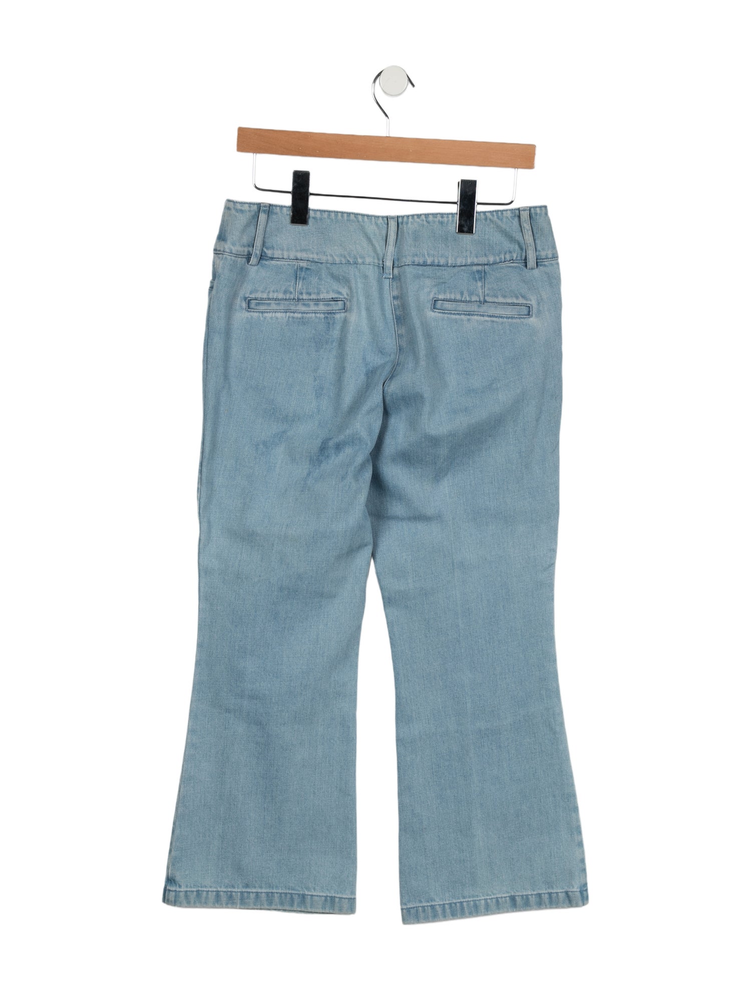 Michael Kors Collection Mid-Rise Wide Leg Jeans