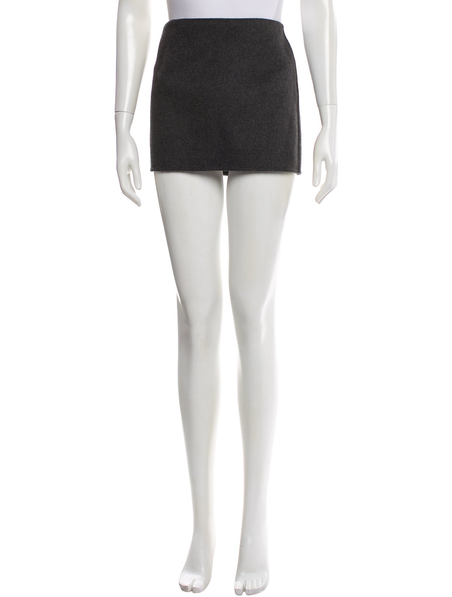 Michael Kors Collection Virgin Wool Mini Skirt