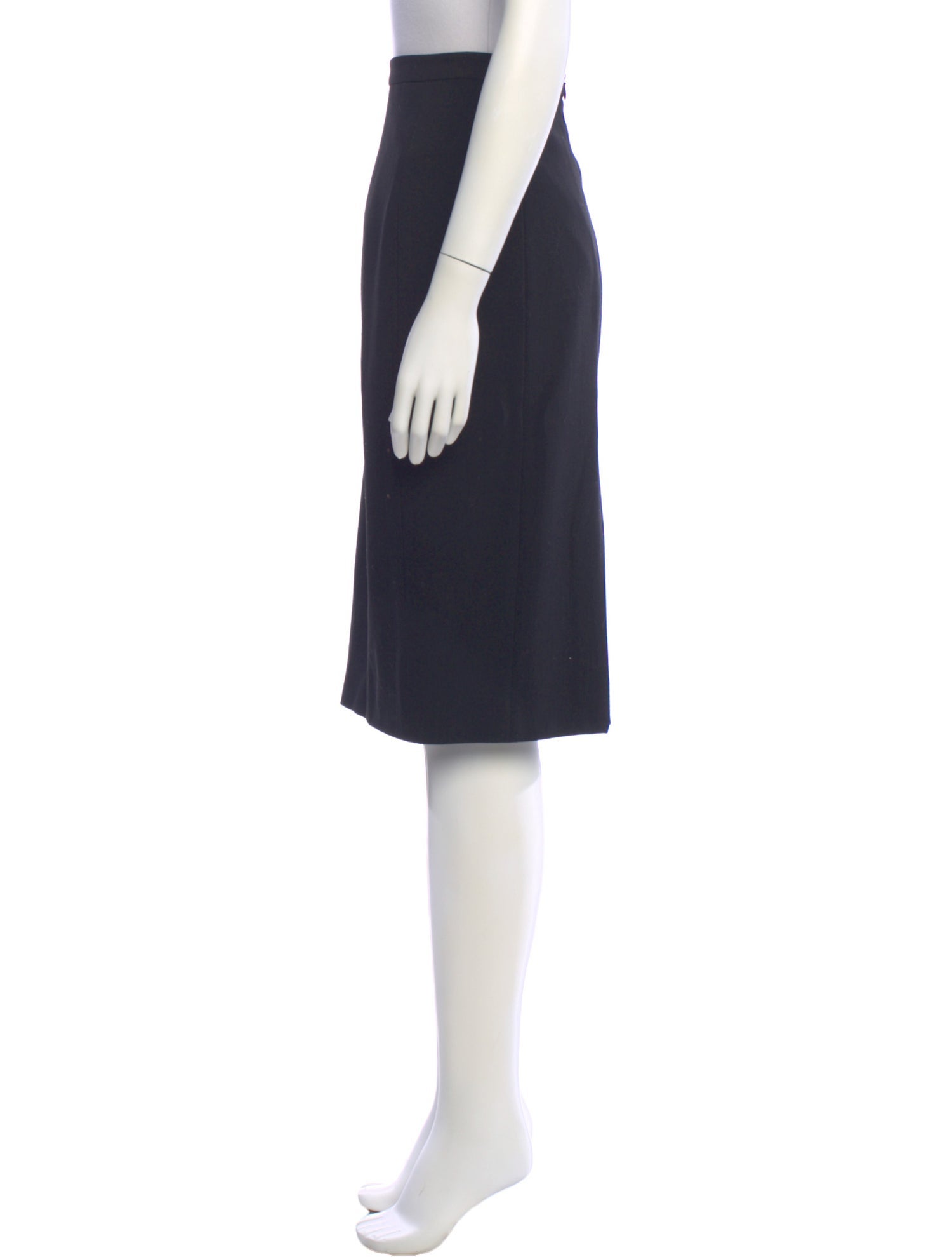 Michael Kors Collection Virgin Wool Knee-Length Skirt