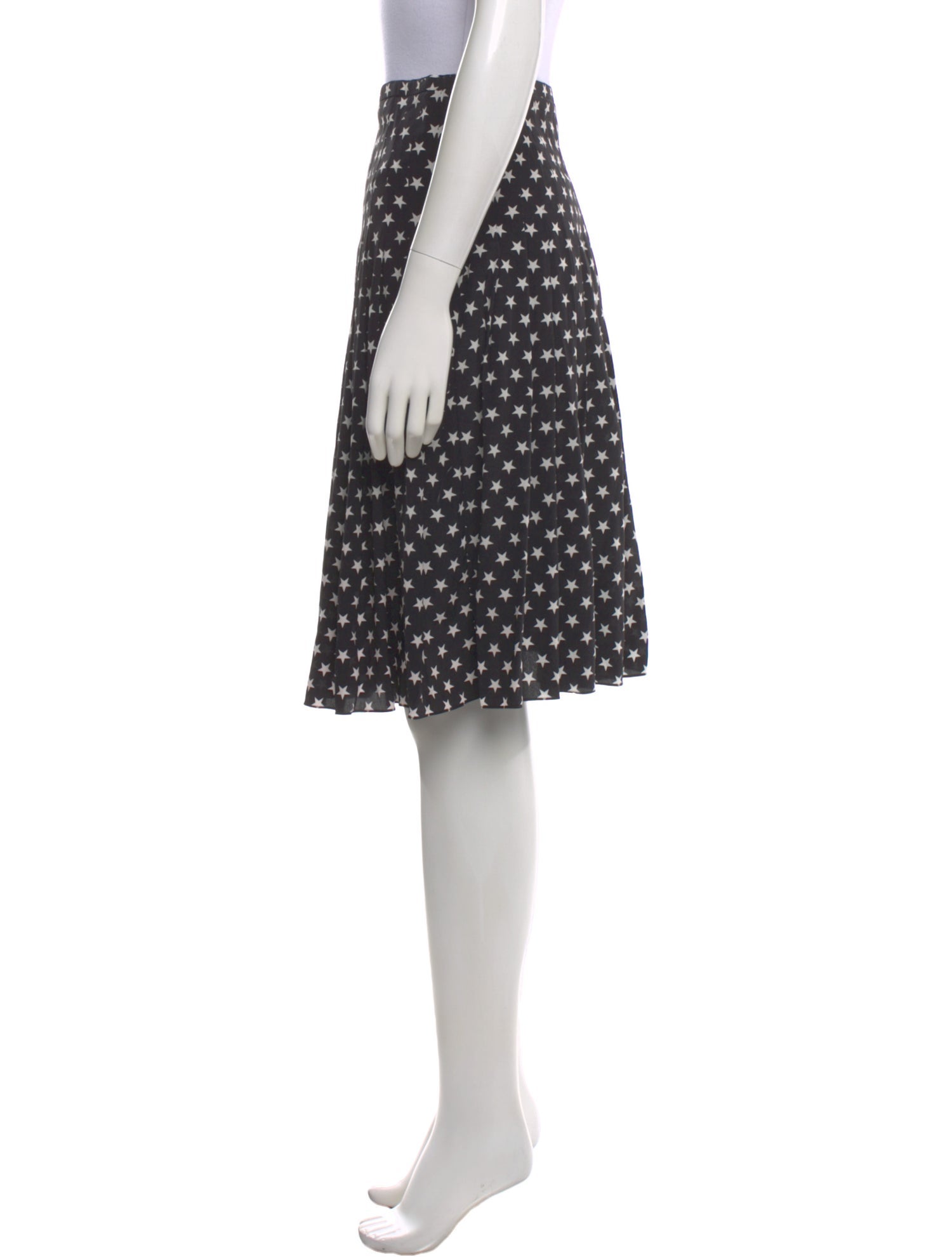 Michael Kors Collection Silk Knee-Length Skirt