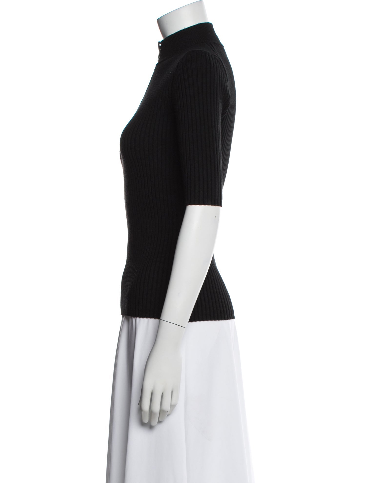 Michael Kors Collection Merino Wool Mock Neck Sweater