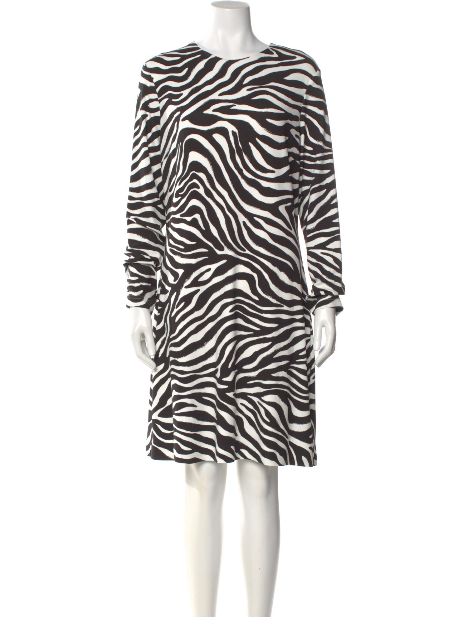 Michael Kors Collection Animal Print Knee-Length Dress