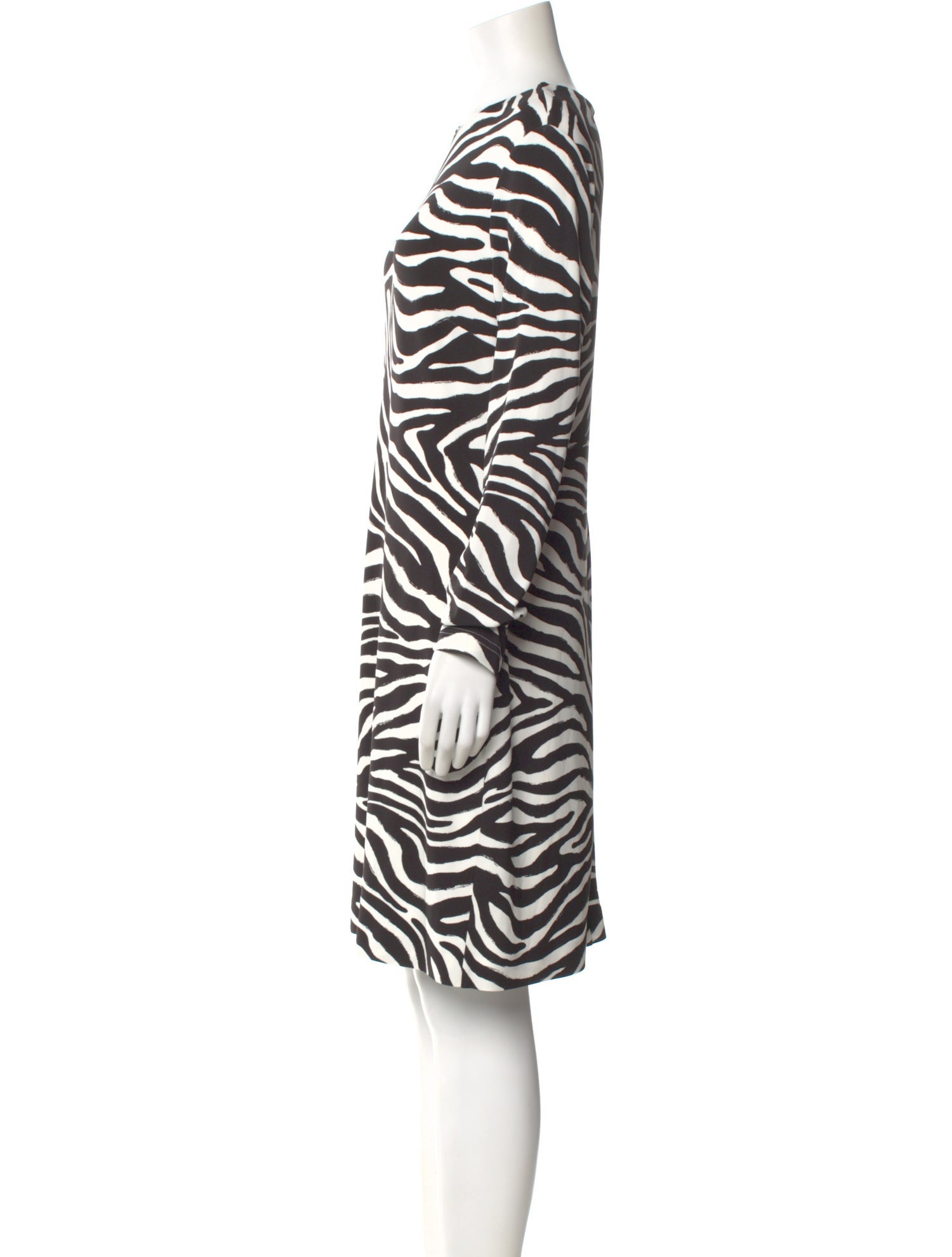 Michael Kors Collection Animal Print Knee-Length Dress