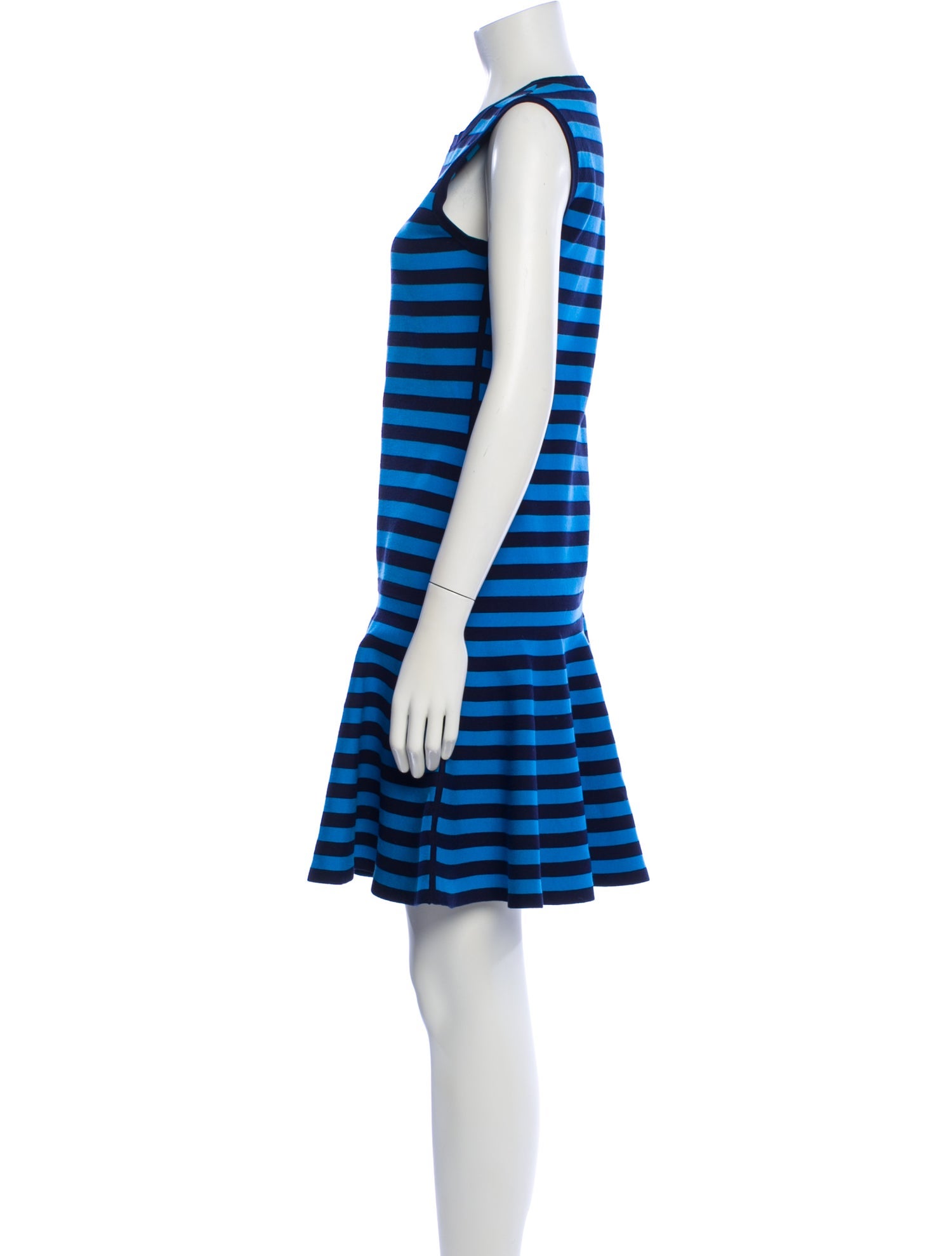 Michael Kors Collection Striped Mini Dress