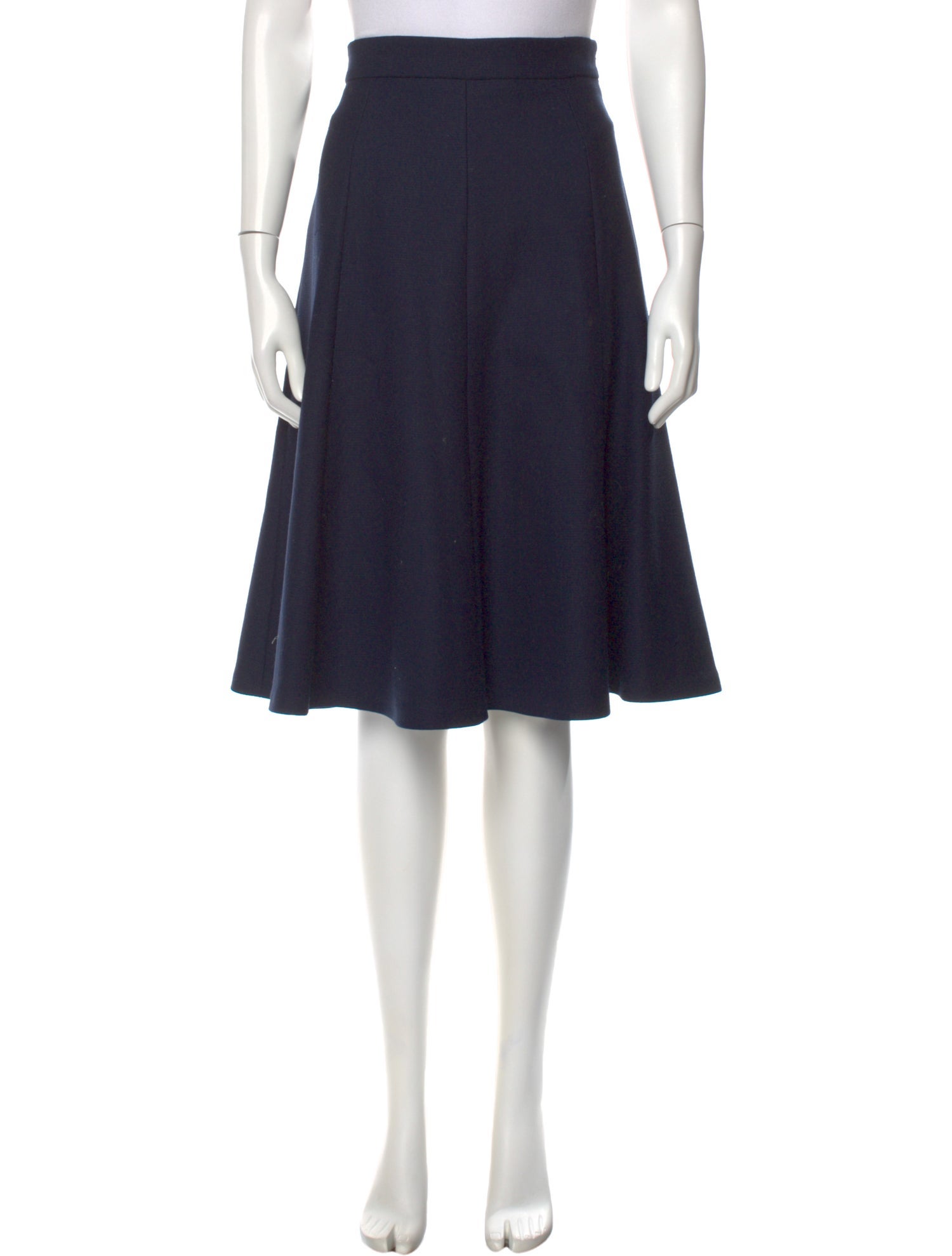 Michael Kors Collection Virgin Wool Knee-Length Skirt