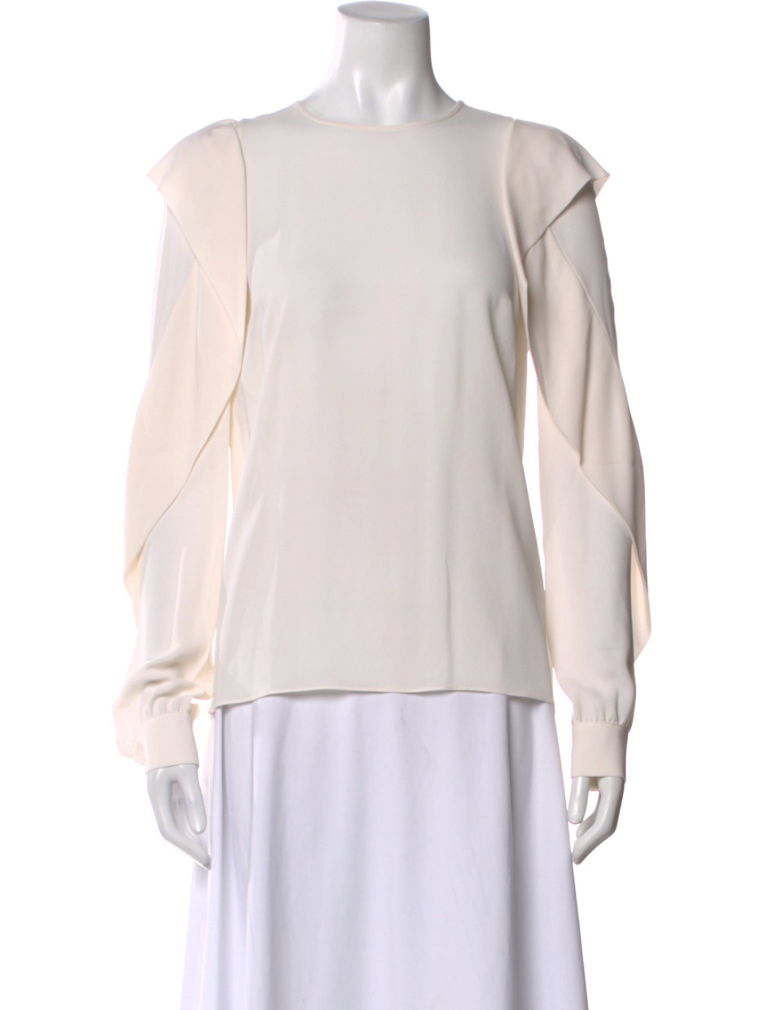 Michael Kors Collection Silk Crew Neck Blouse w/ Tags