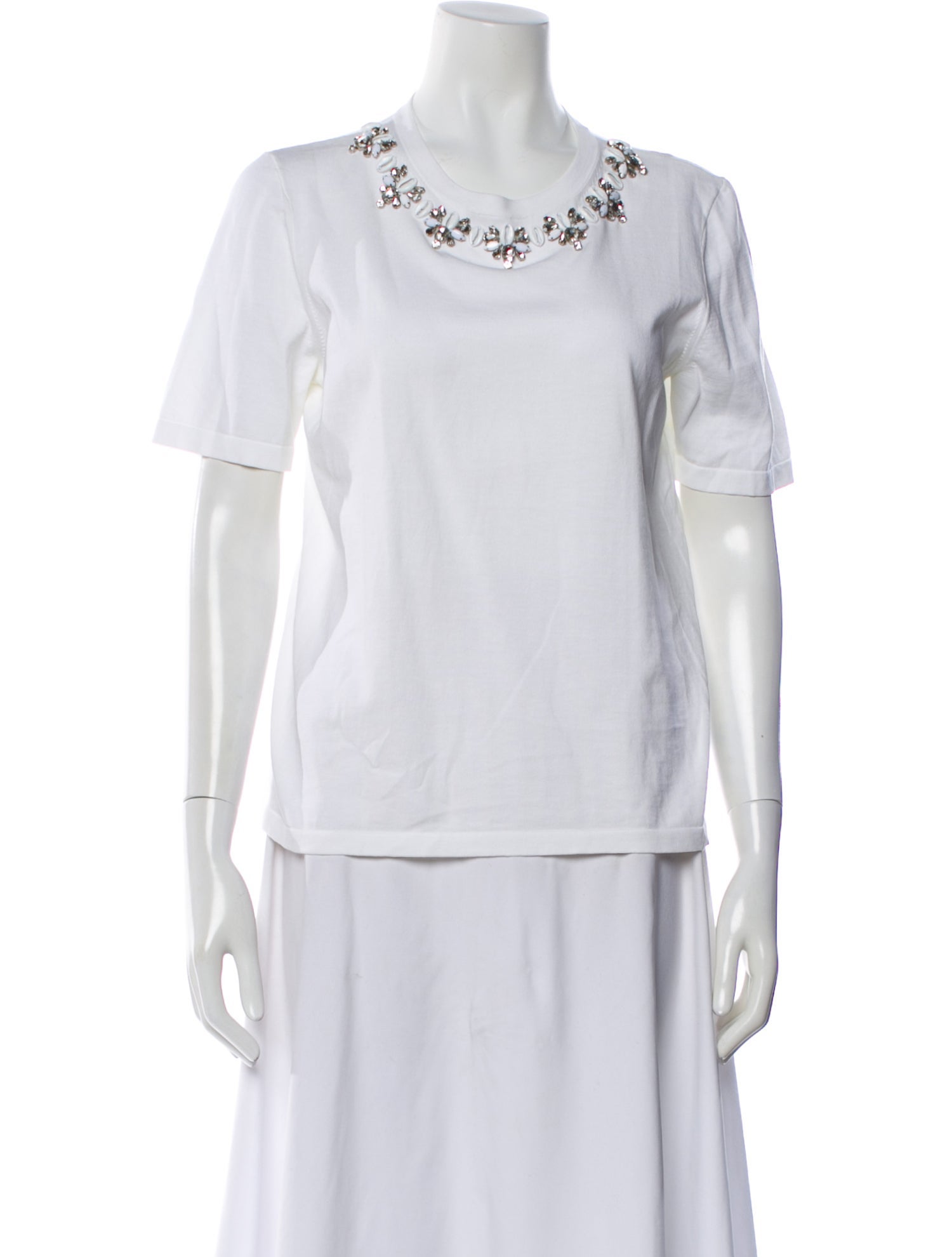 Michael Kors Collection Crew Neck Short Sleeve T-Shirt