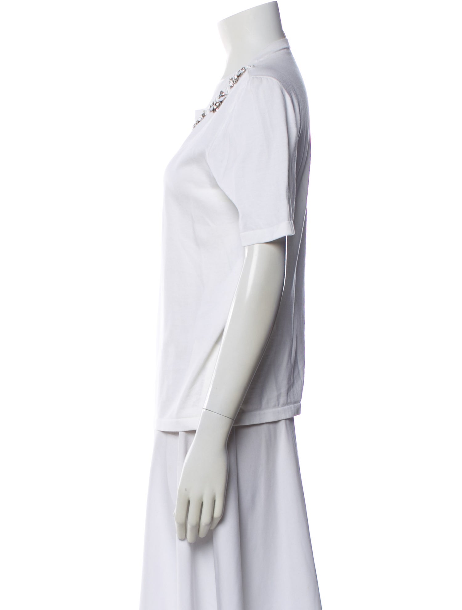 Michael Kors Collection Crew Neck Short Sleeve T-Shirt