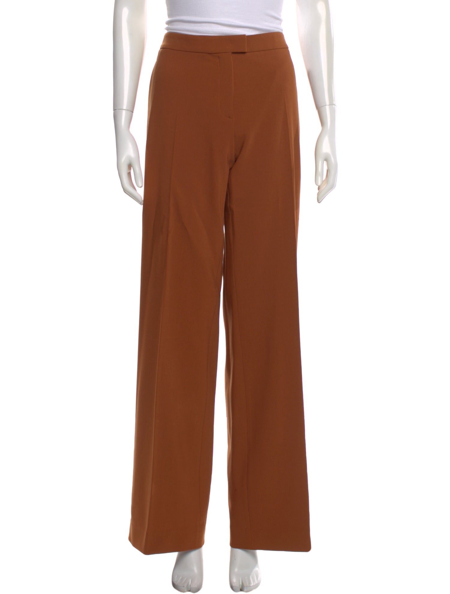 Michael Kors Collection Virgin Wool Wide Leg Pants