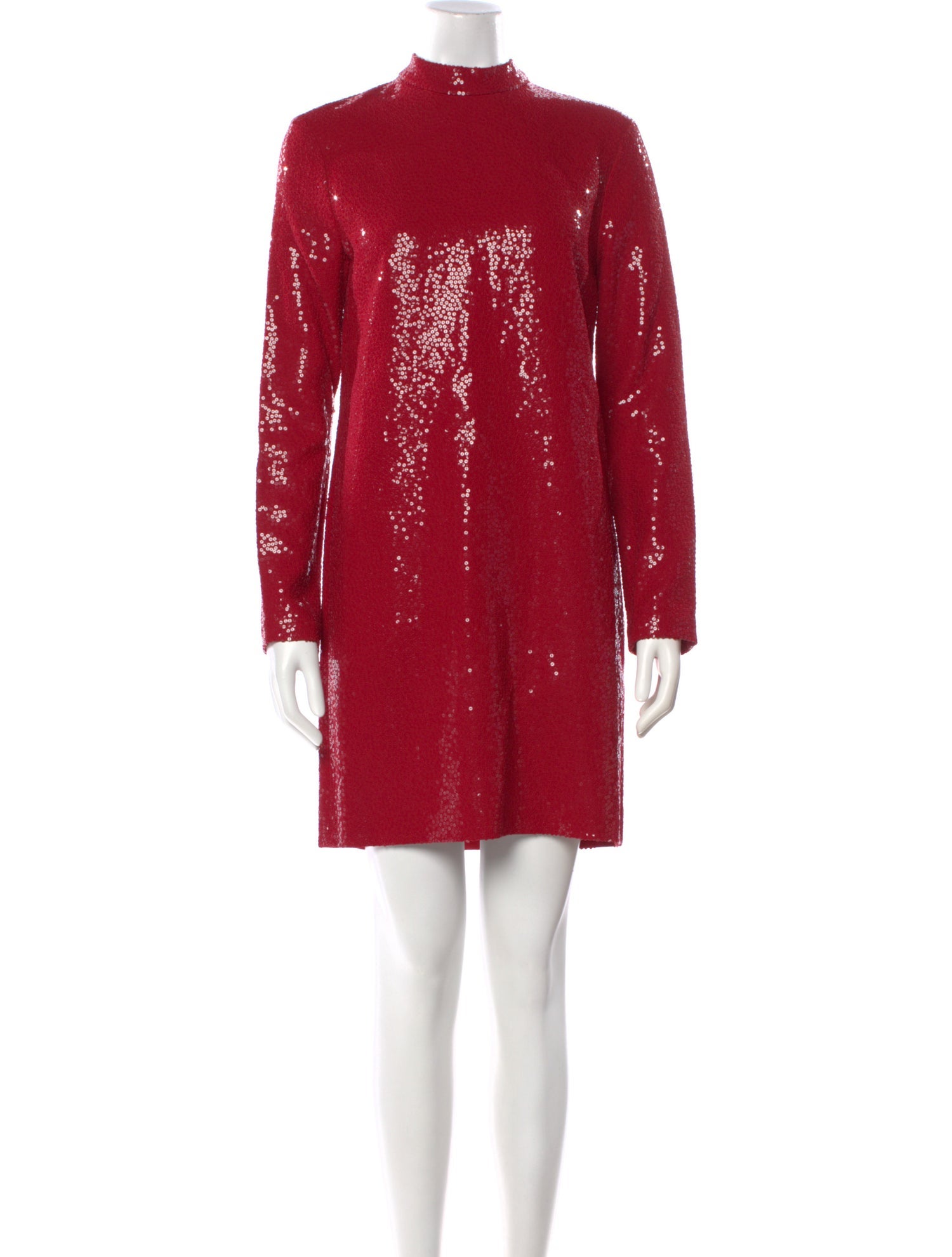 Michael Kors Collection Mock Neck Mini Dress