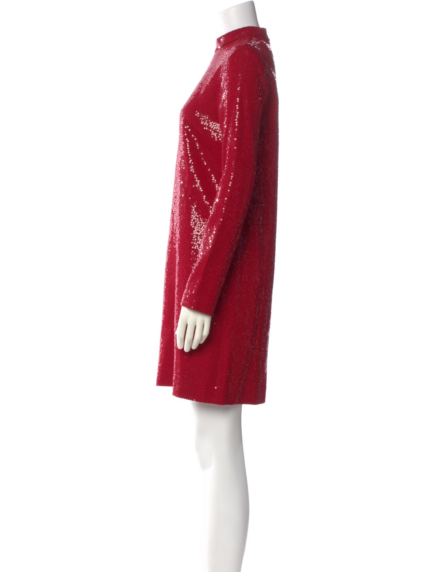 Michael Kors Collection Mock Neck Mini Dress