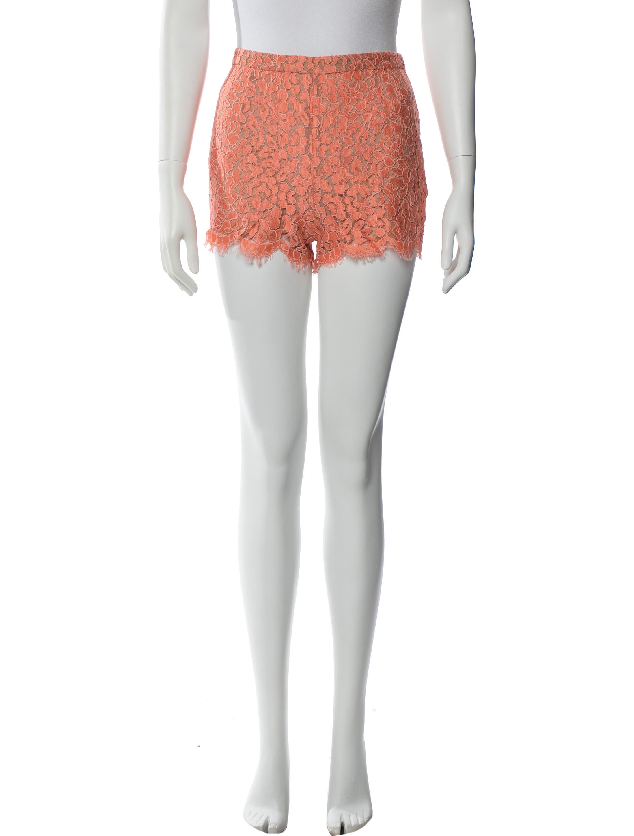 Michael Kors Collection Lace Pattern Mini Shorts