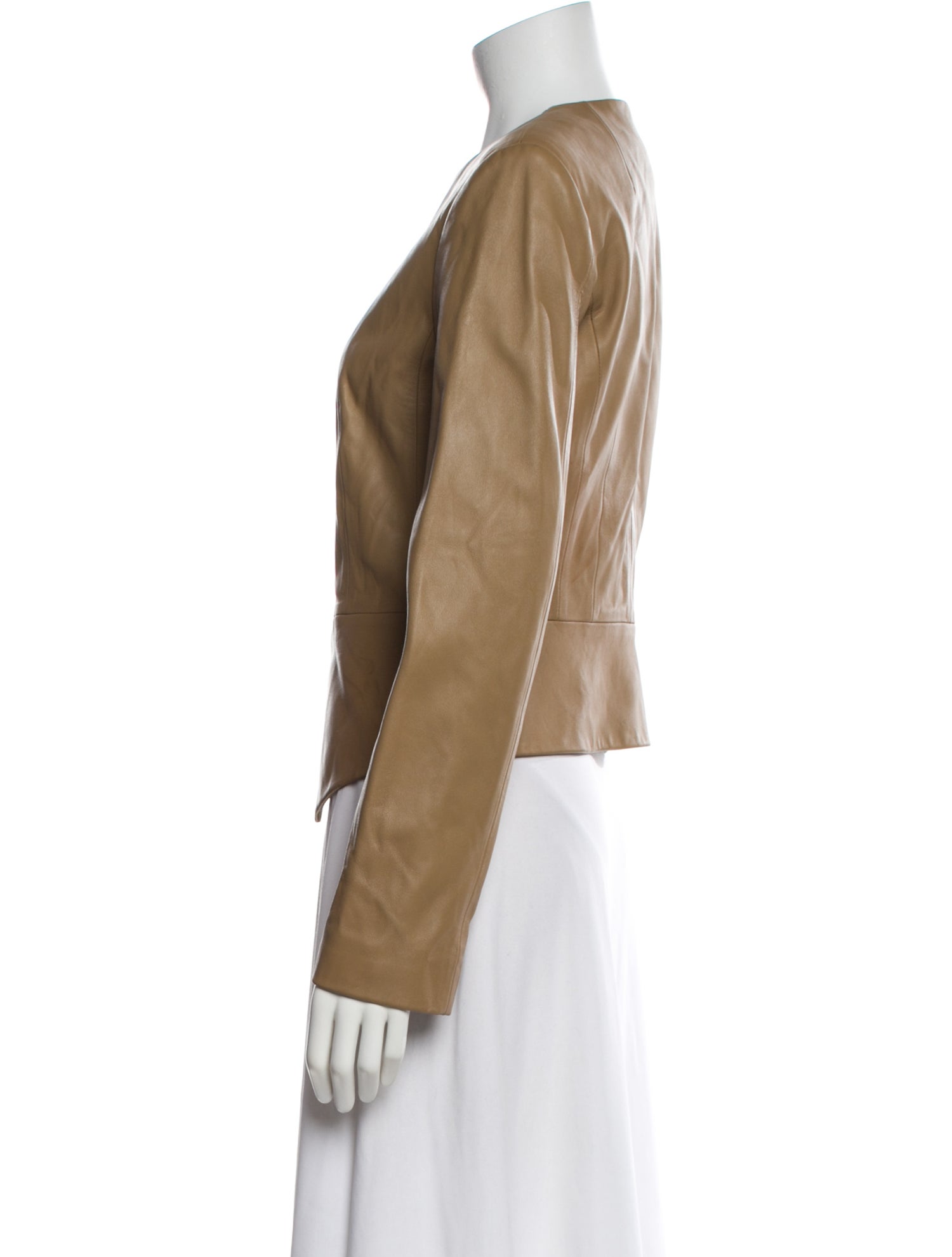 Michael Kors Collection Lamb Leather Evening Jacket