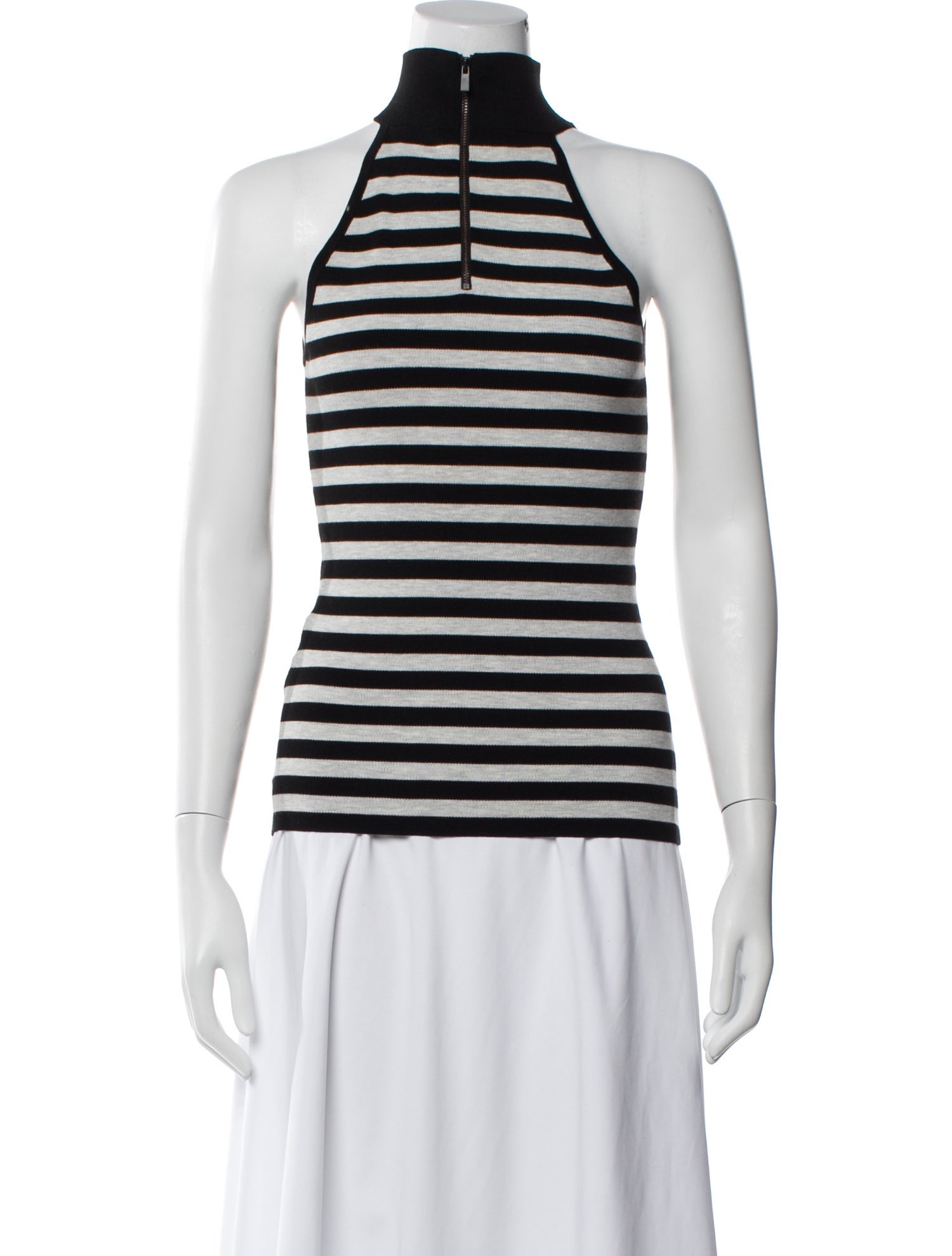 Michael Kors Collection Striped Sleeveless Top