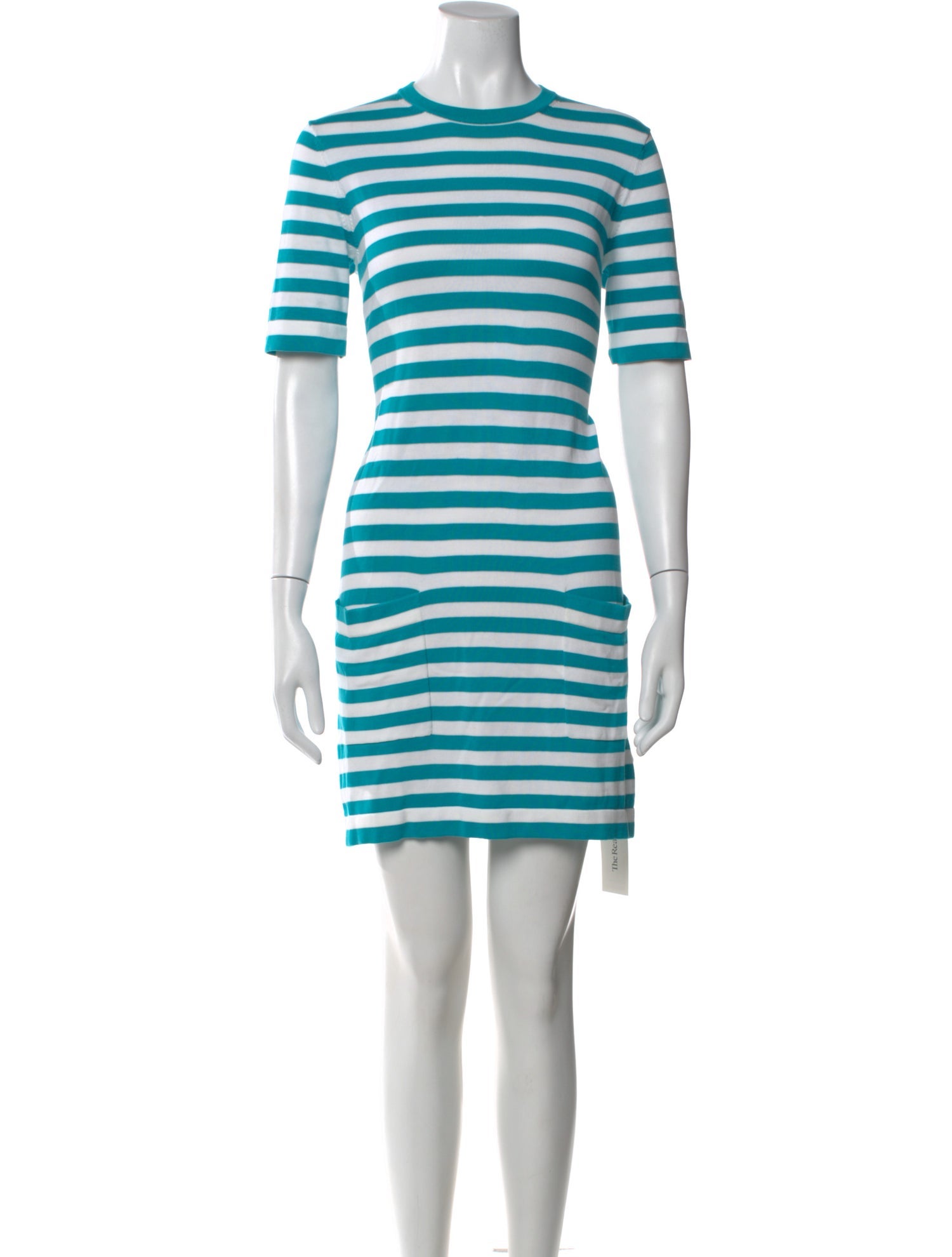 Michael Kors Collection Striped Mini Dress