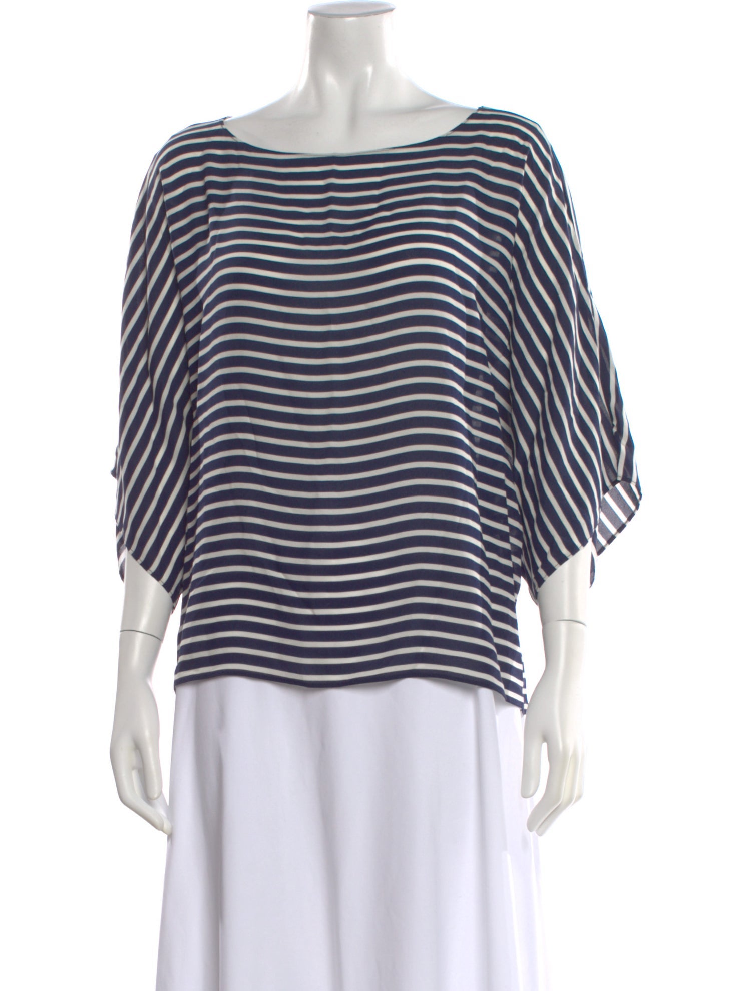 Michael Kors Collection Silk Striped Blouse