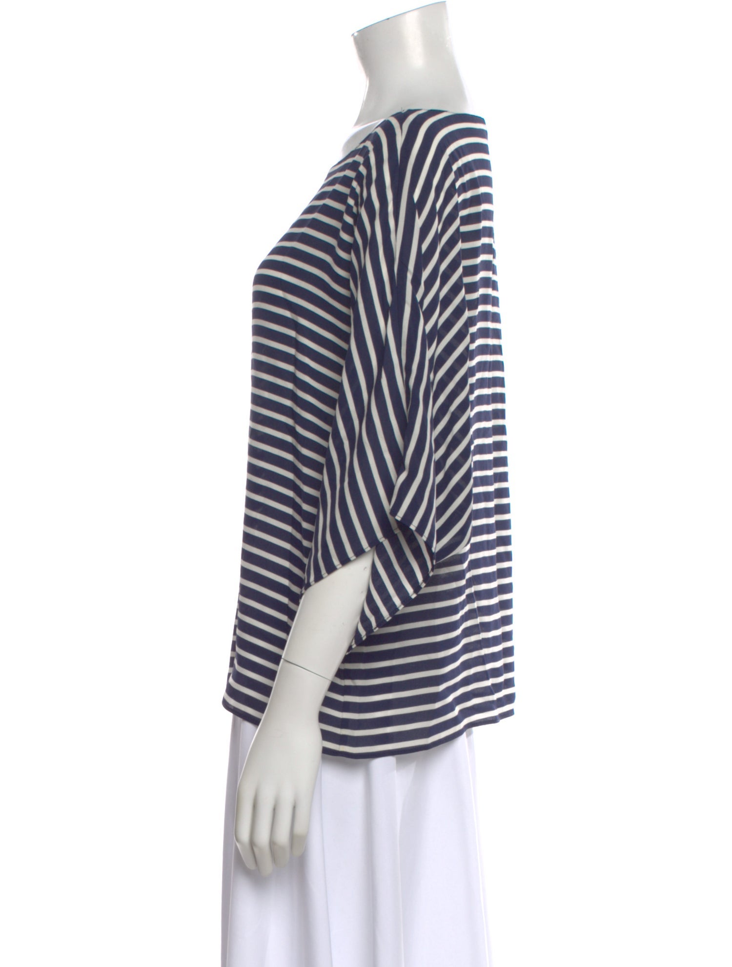 Michael Kors Collection Silk Striped Blouse