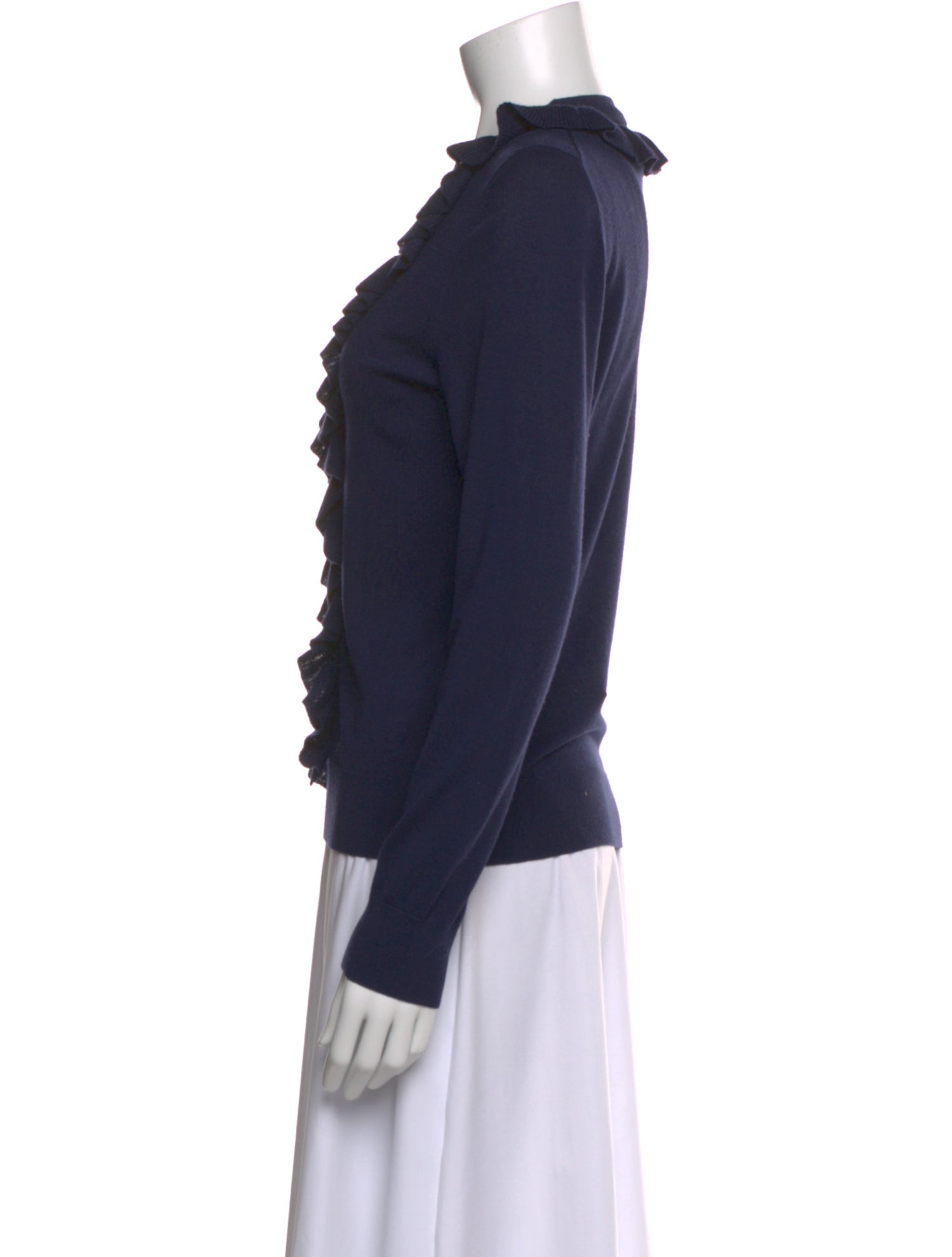 Michael Kors Collection Merino Wool V-Neck Sweater