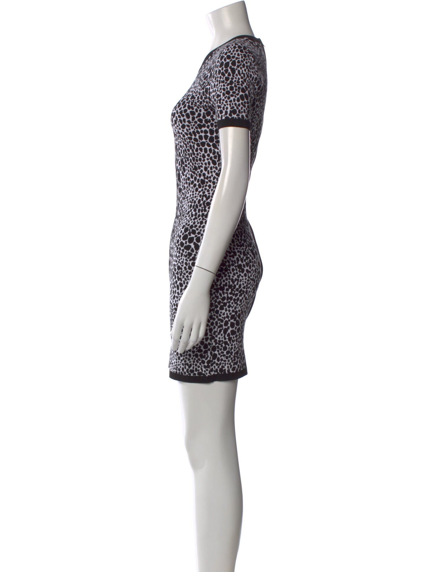 Michael Kors Collection Animal Print Mini Dress