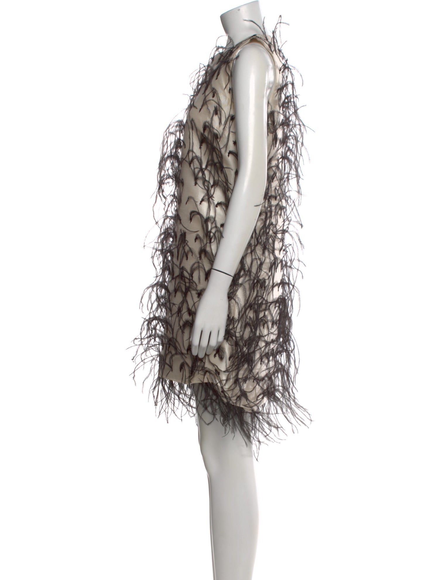 Michael Kors Collection Printed Mini Dress