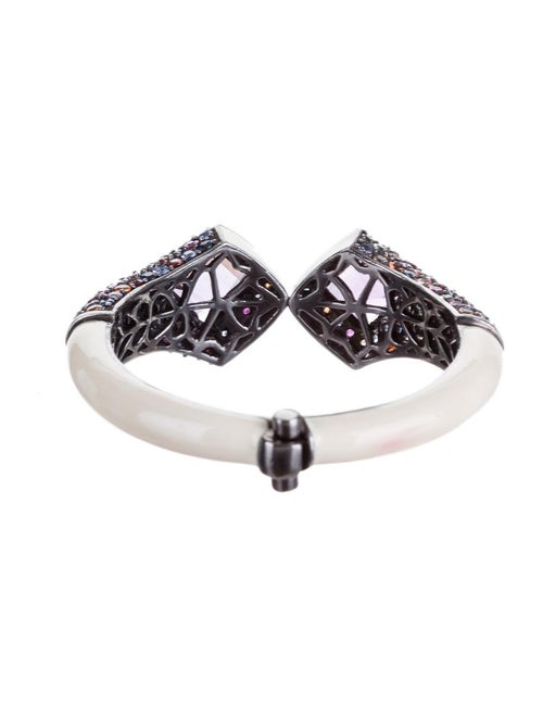 MCL by Matthew Campbell Laurenza Amethyst and Sapphire Bracelet