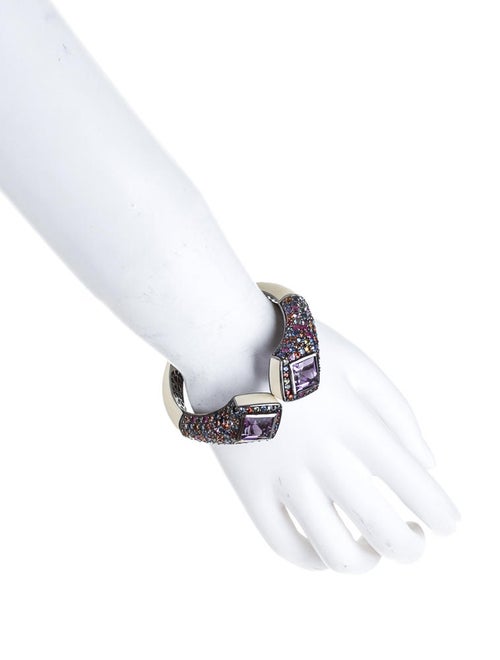 MCL by Matthew Campbell Laurenza Amethyst and Sapphire Bracelet