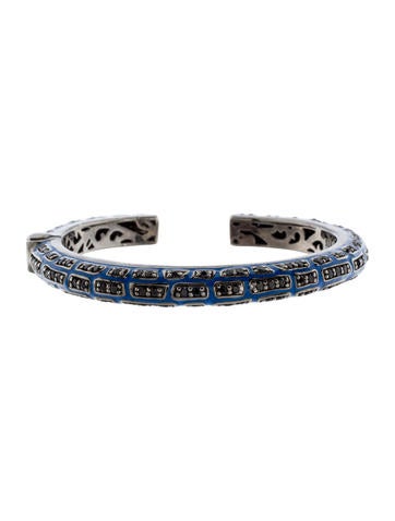 MCL by Matthew Campbell Laurenza Sapphire Enamel Kick Cuff