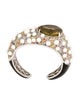 MCL by Matthew Campbell Laurenza Pearl & Multistone Enamel Cuff