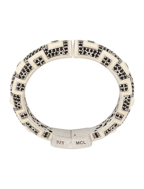 MCL by Matthew Campbell Laurenza Spinel & Enamel Bangle Bracelet