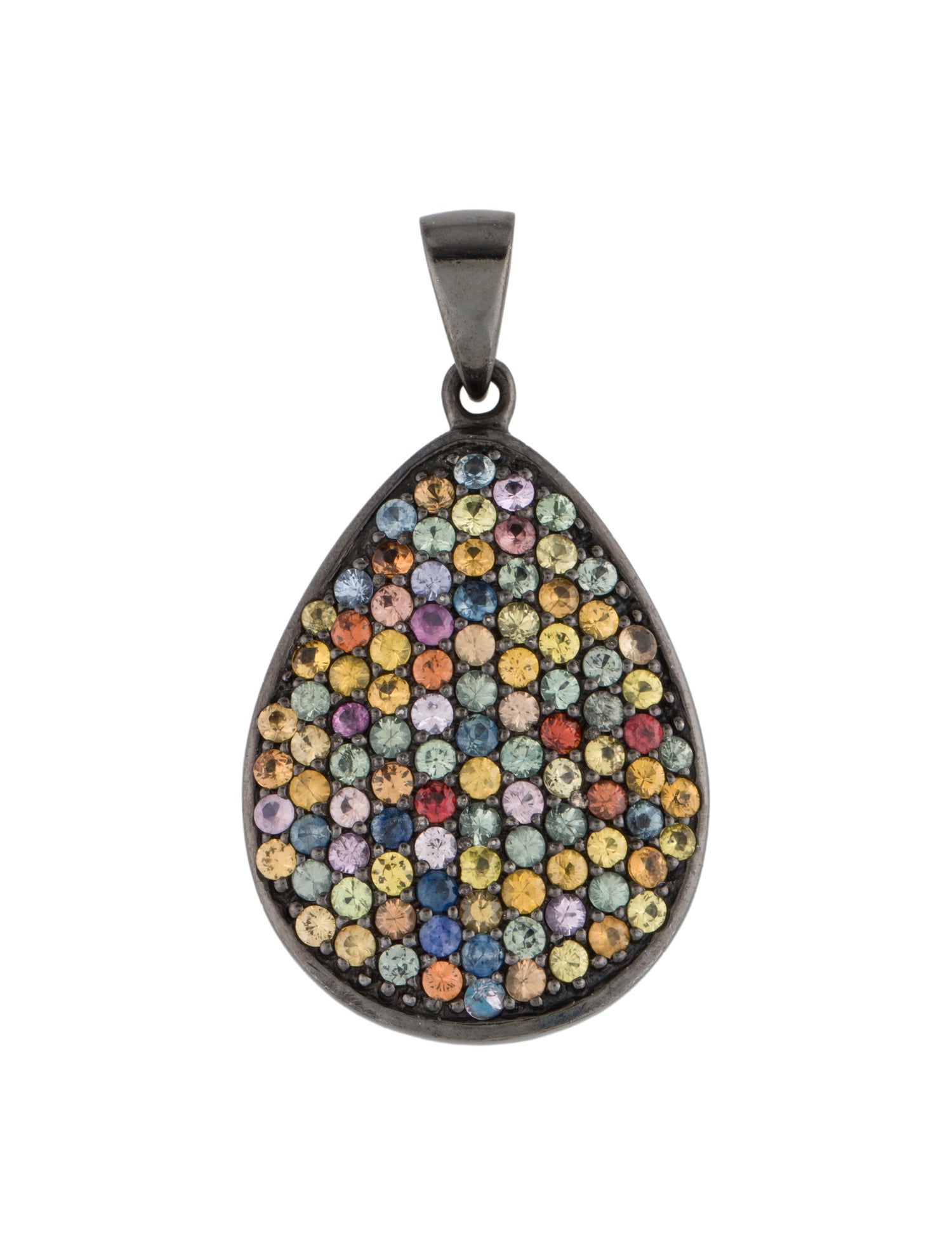 MCL by Matthew Campbell Laurenza Enamel & Sapphire Pendant