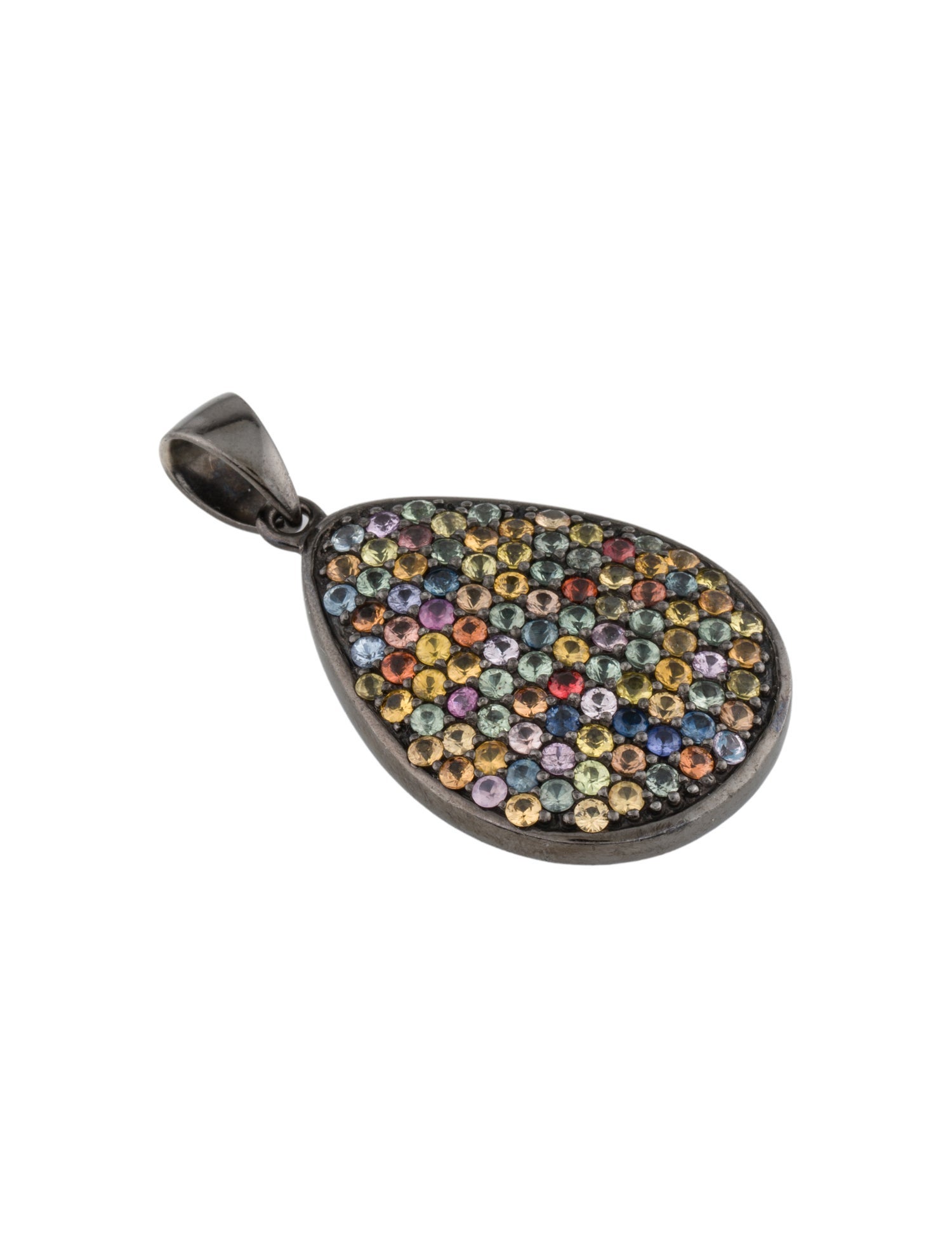 MCL by Matthew Campbell Laurenza Enamel & Sapphire Pendant