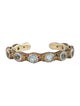 MCL by Matthew Campbell Laurenza Topaz, Sapphire & Enamel Cuff Bracelet
