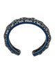 MCL by Matthew Campbell Laurenza Enamel, Topaz & Sapphire Cuff Bracelet