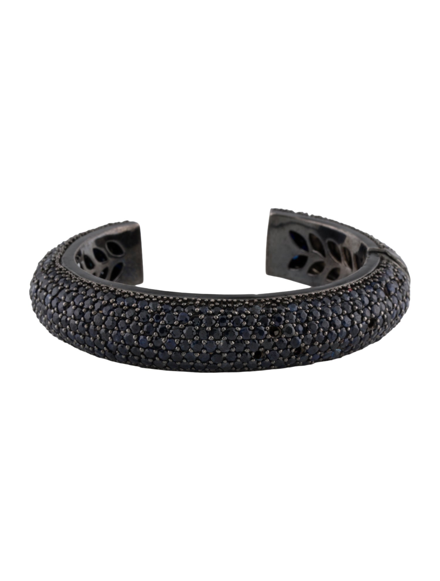 MCL by Matthew Campbell Laurenza Sapphire Hinged Cuff