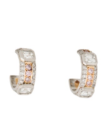 Michael Beaudry Diamond Huggie Earrings