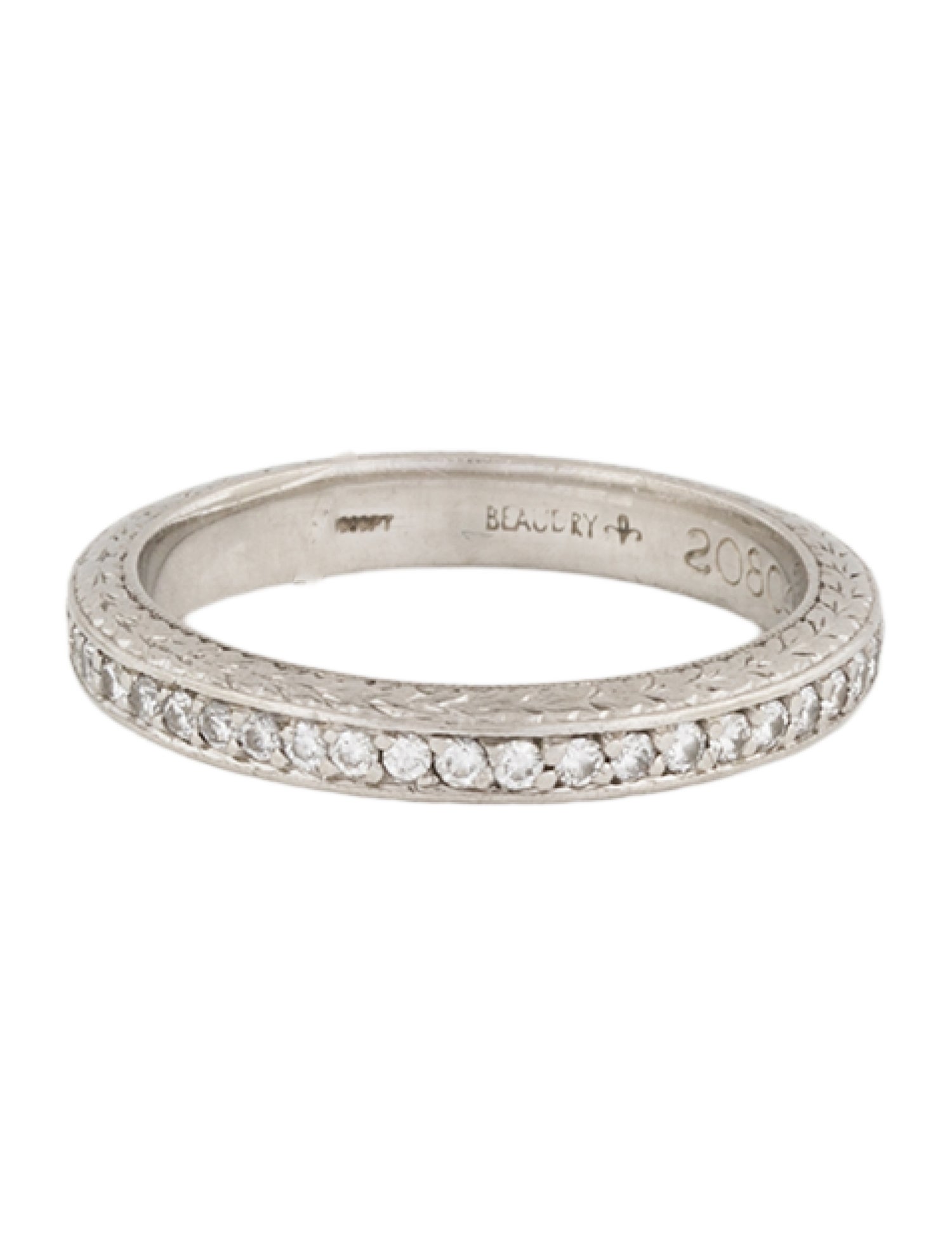 Michael Beaudry Platinum Diamond Eternity Band