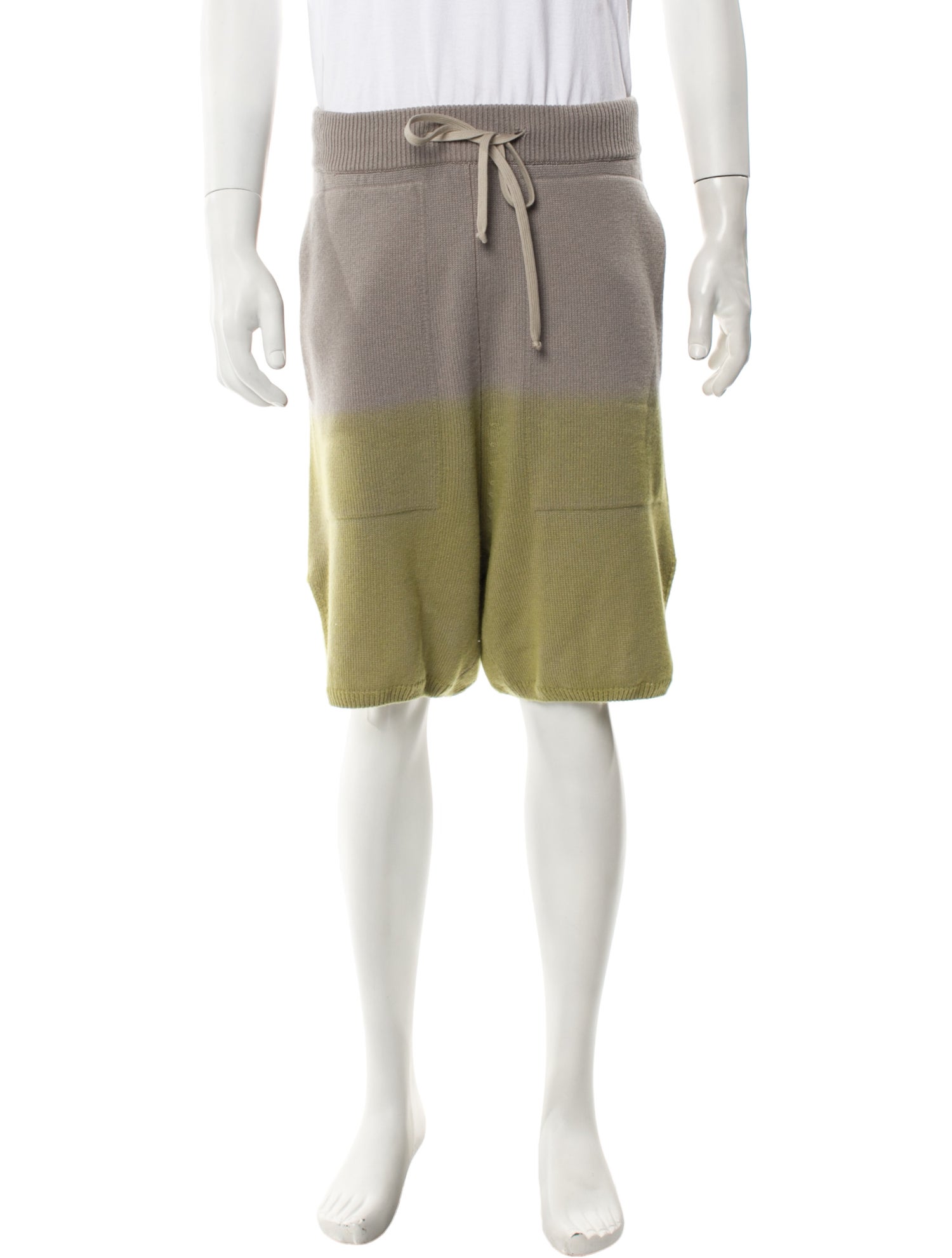 Moncler x Rick Owens Cashmere Jogger Shorts w/ Tags