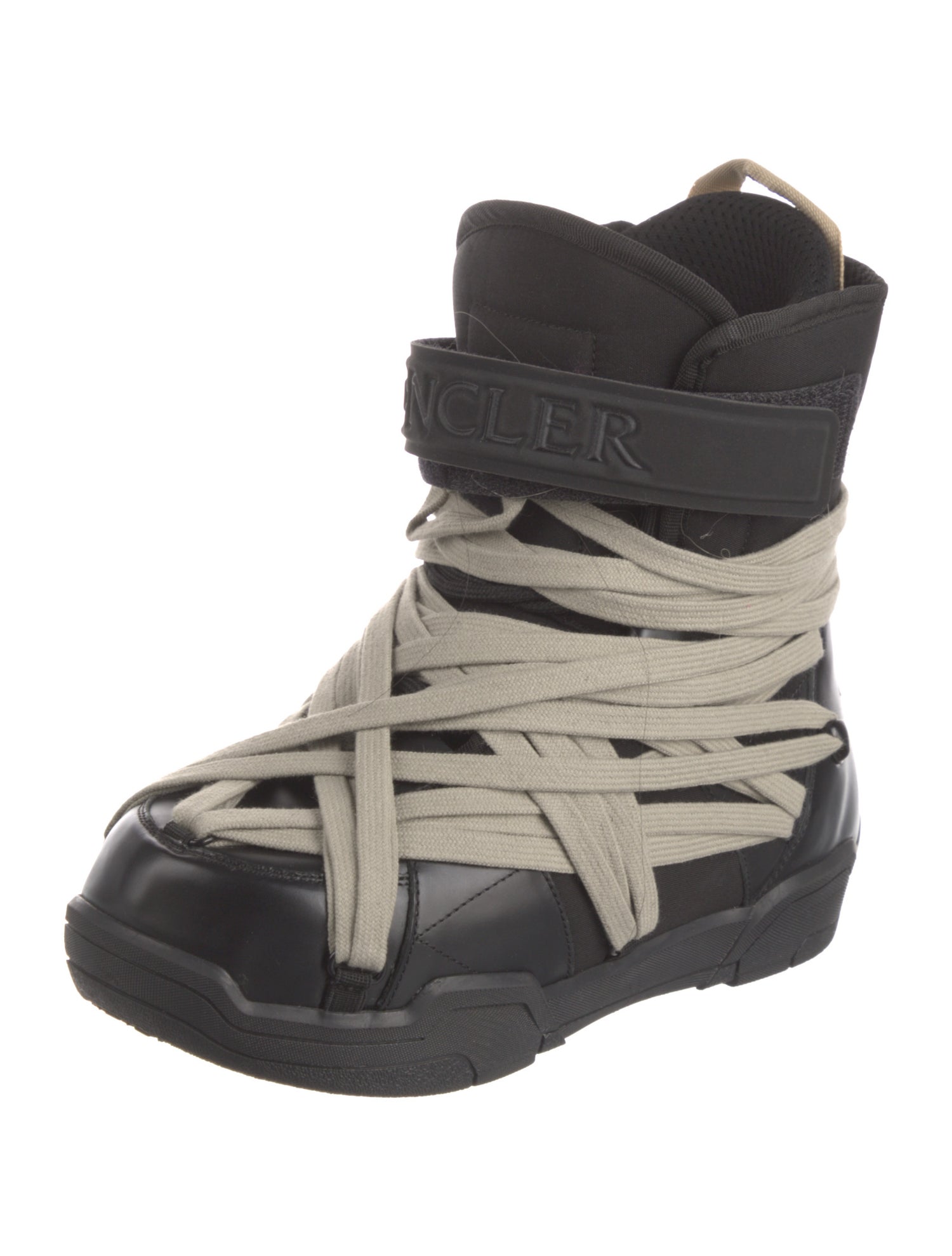 Moncler x Rick Owens 2020 Amber Snow Combat Boots - Black Boots